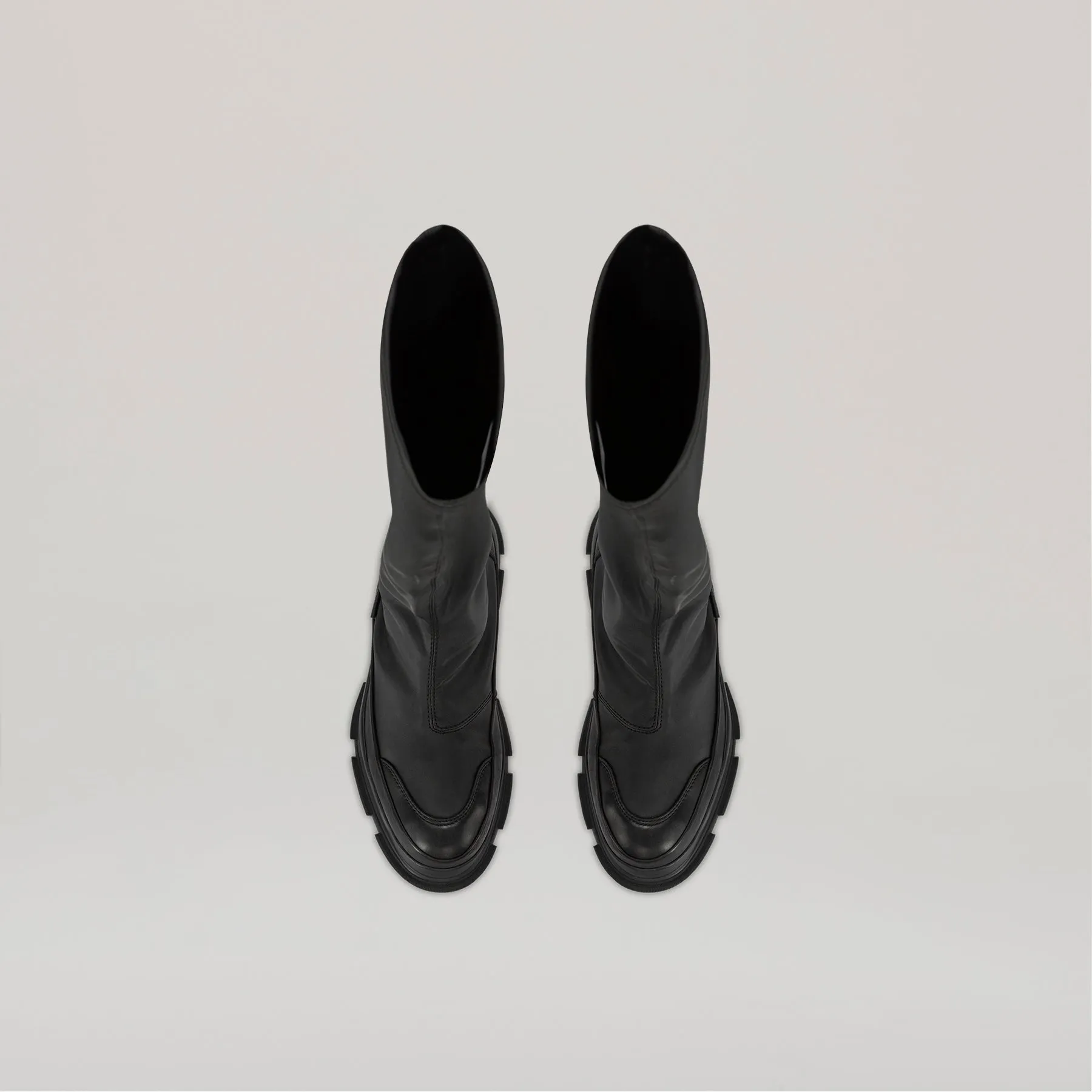 both - GAO EVA KNEE BOOTS-BLACK