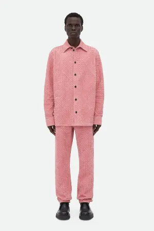 BOTTEGA VENETA | SUEDE INTRECCIATO LEATHER SHIRT