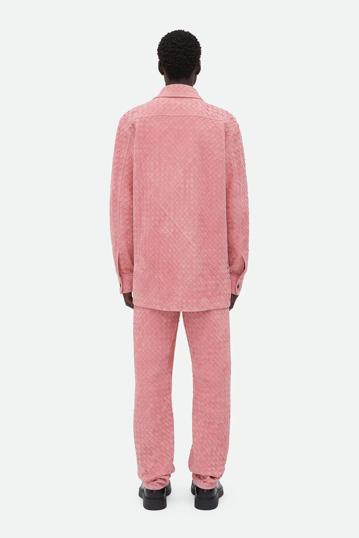 BOTTEGA VENETA | SUEDE INTRECCIATO LEATHER SHIRT