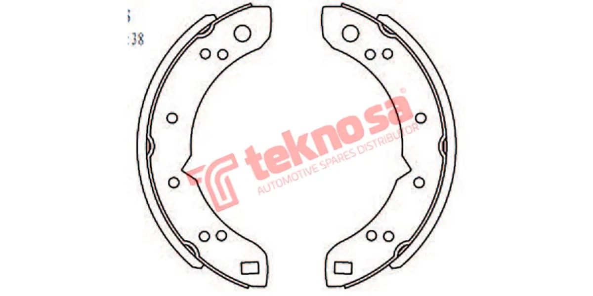 Brake Shoes Nissan 1400 993 2008