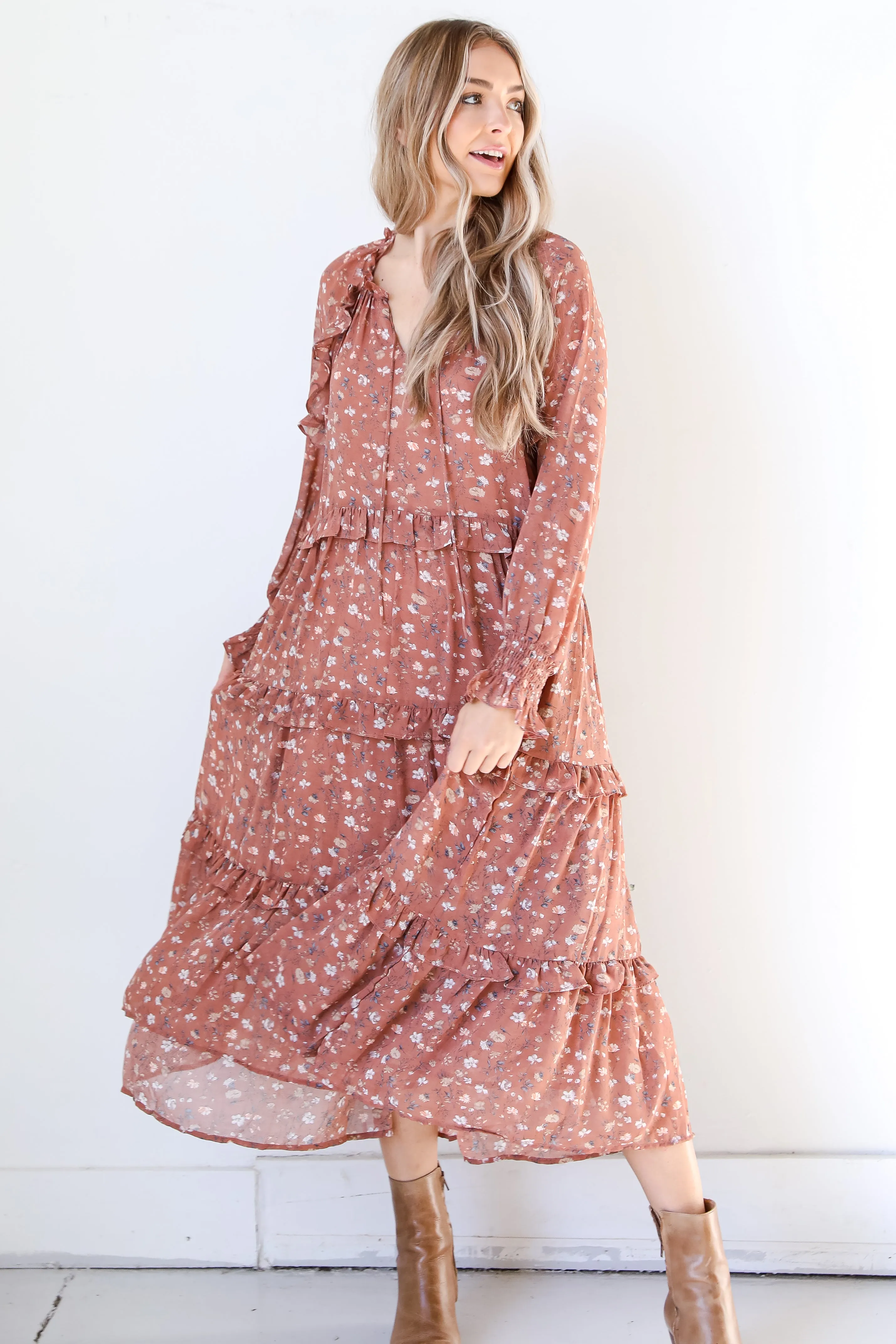 Buy You Flowers Floral Maxi Dress
