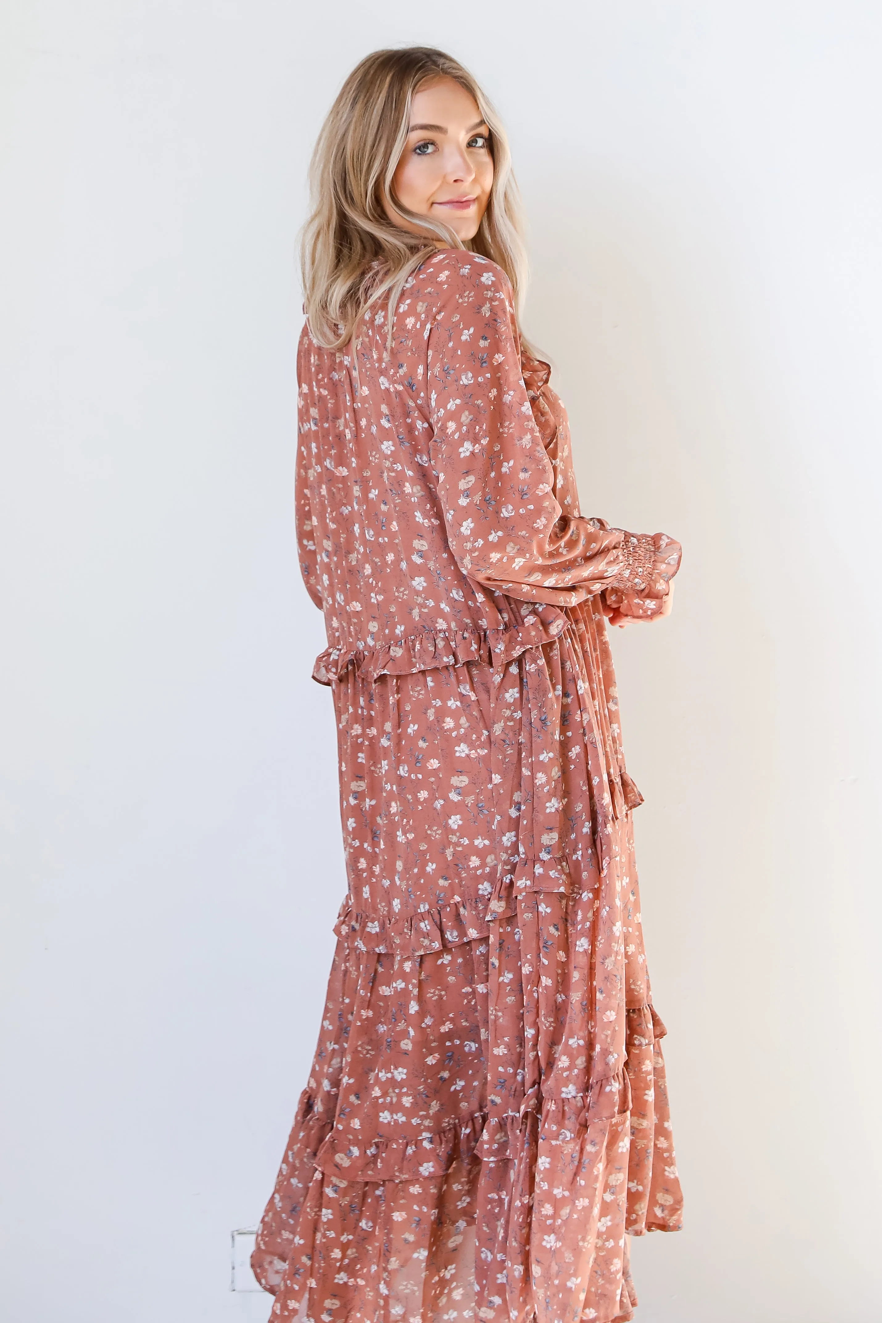 Buy You Flowers Floral Maxi Dress