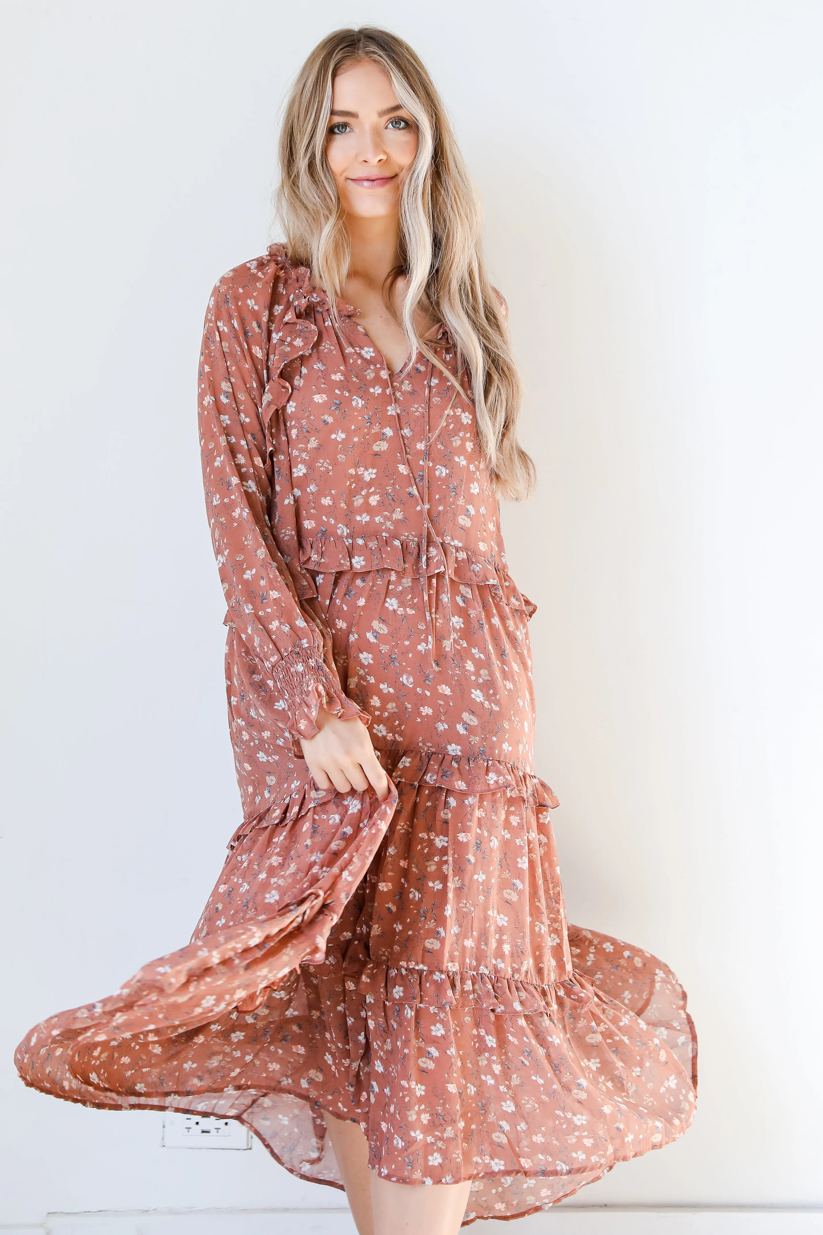 Buy You Flowers Floral Maxi Dress