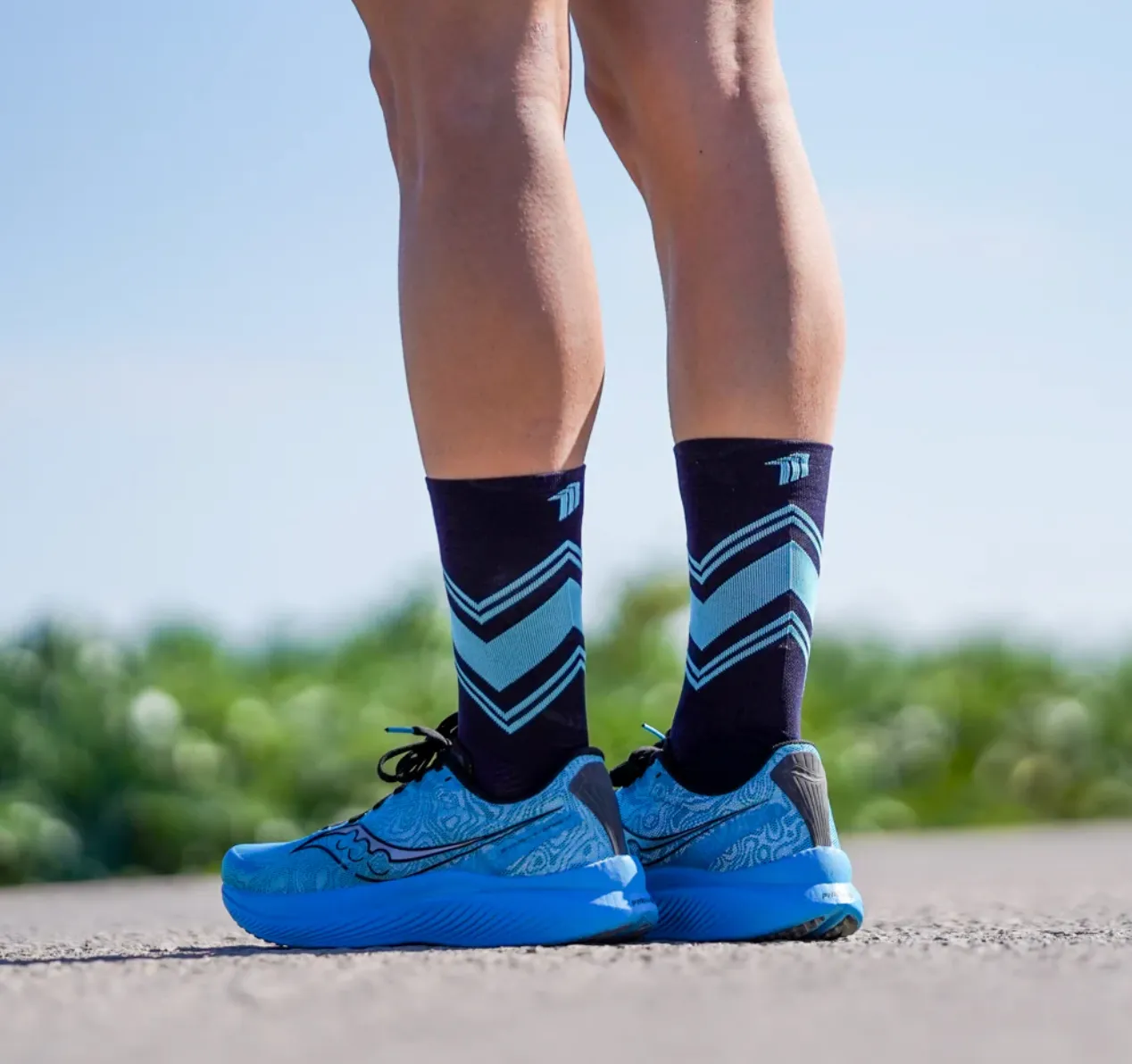 Chaussettes running POSH NAVY - SPORCKS