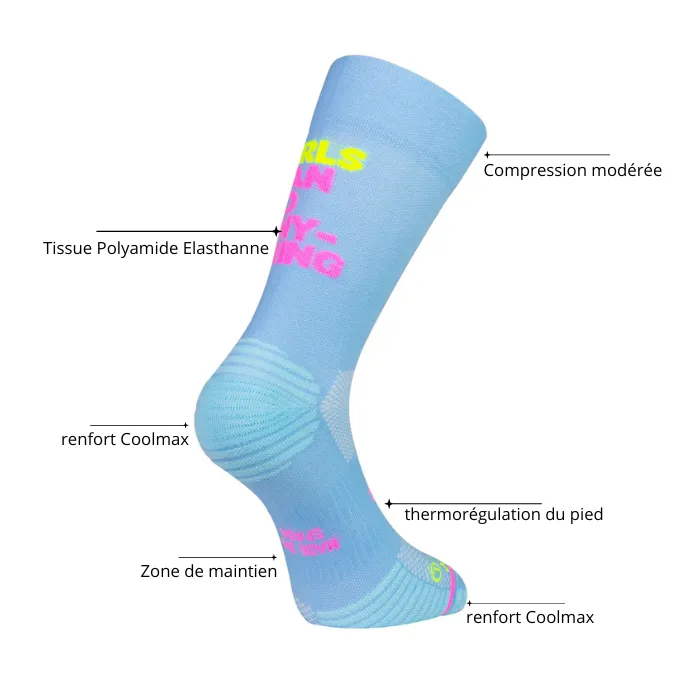 Chaussettes running POSH NAVY - SPORCKS
