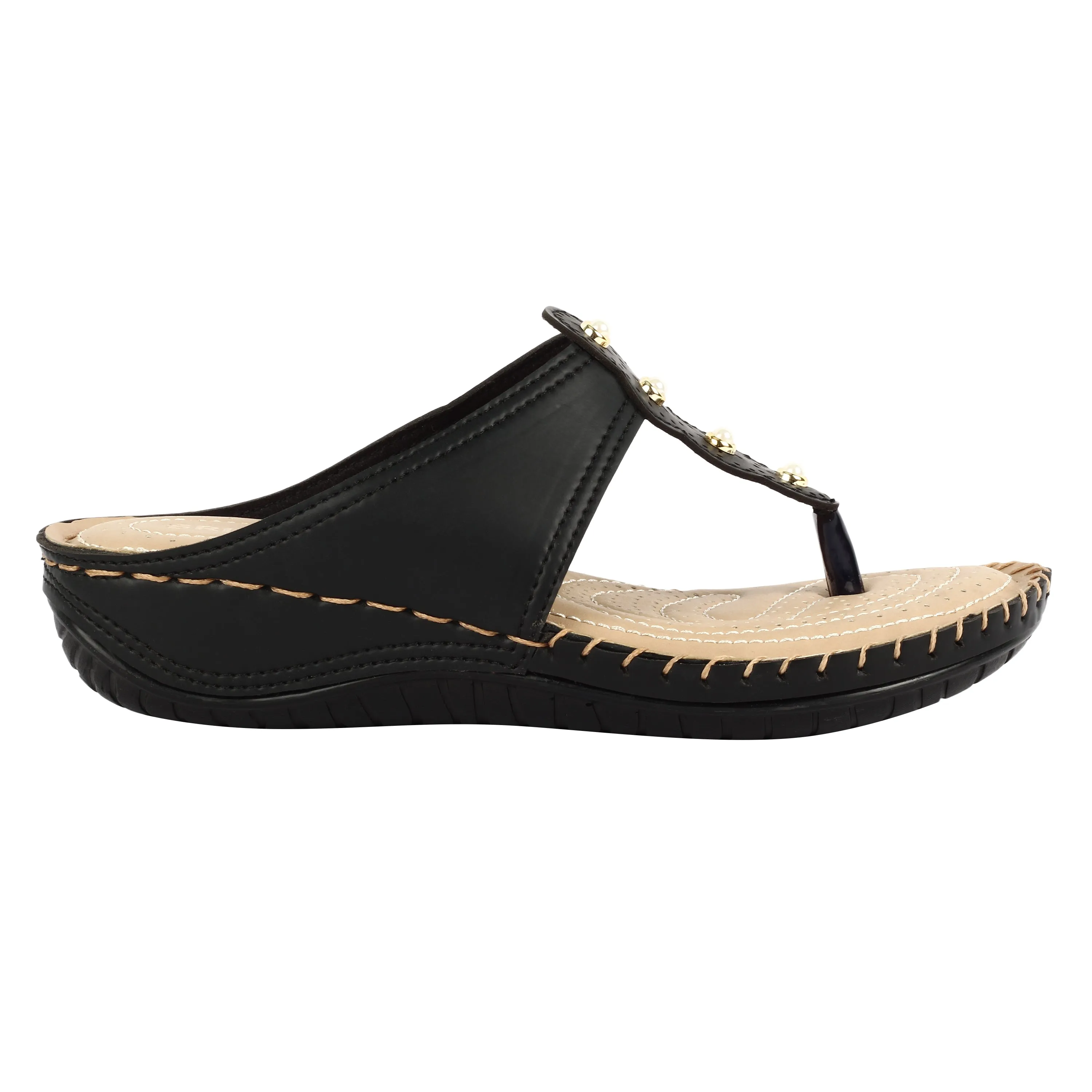 Classic & Graceful Pearly Design Doctor Slippers