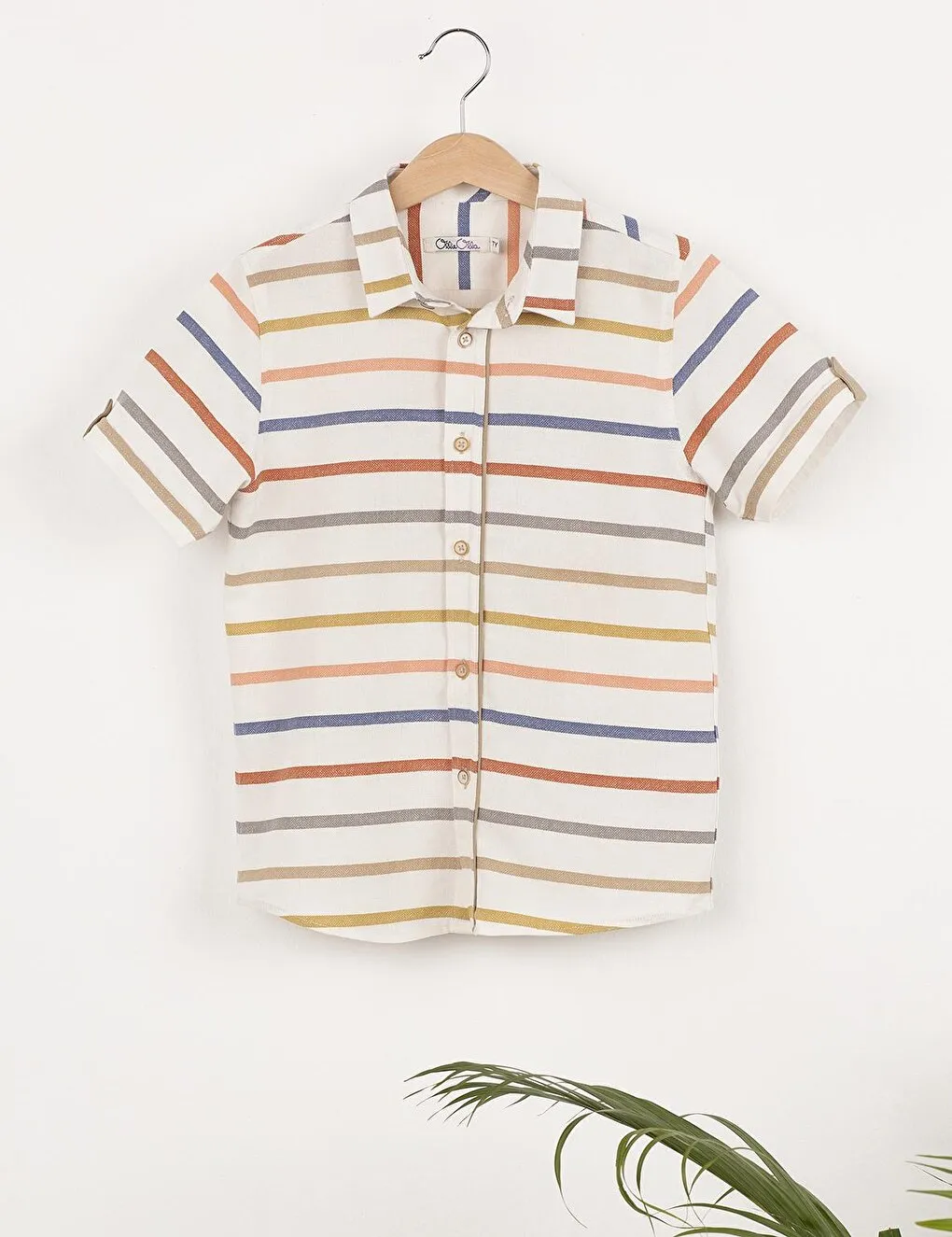 Colorful Striped Boy's Shirt