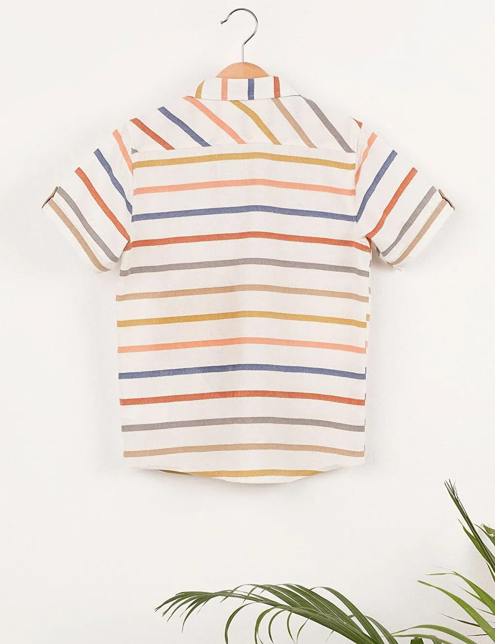 Colorful Striped Boy's Shirt