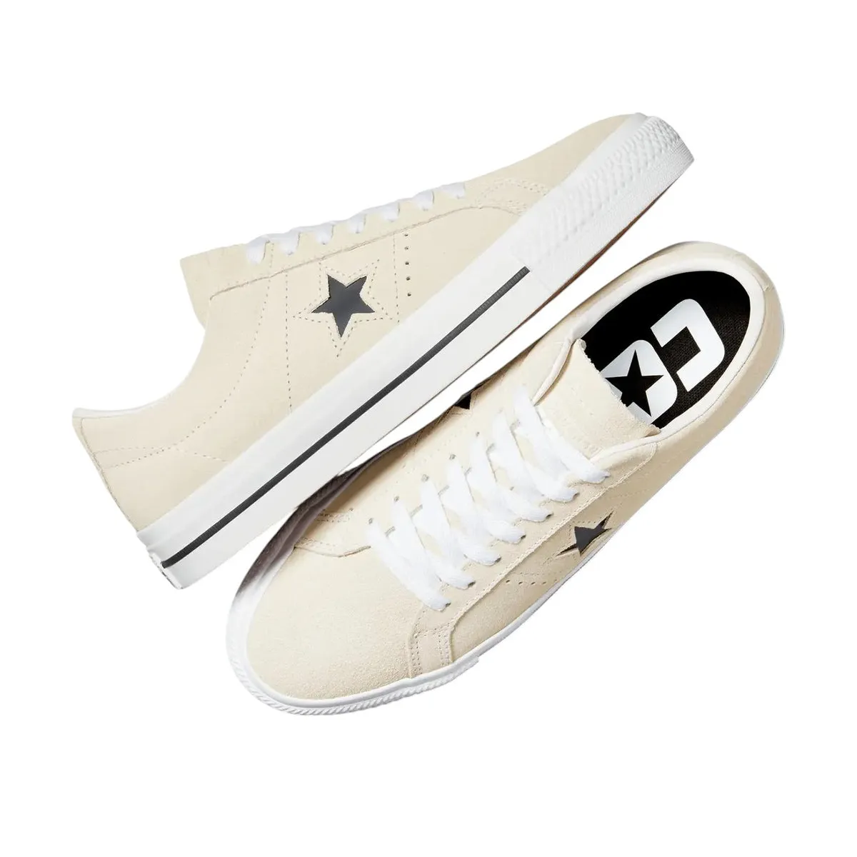 Converse - One Star Pro Shoes Egret/White/Black