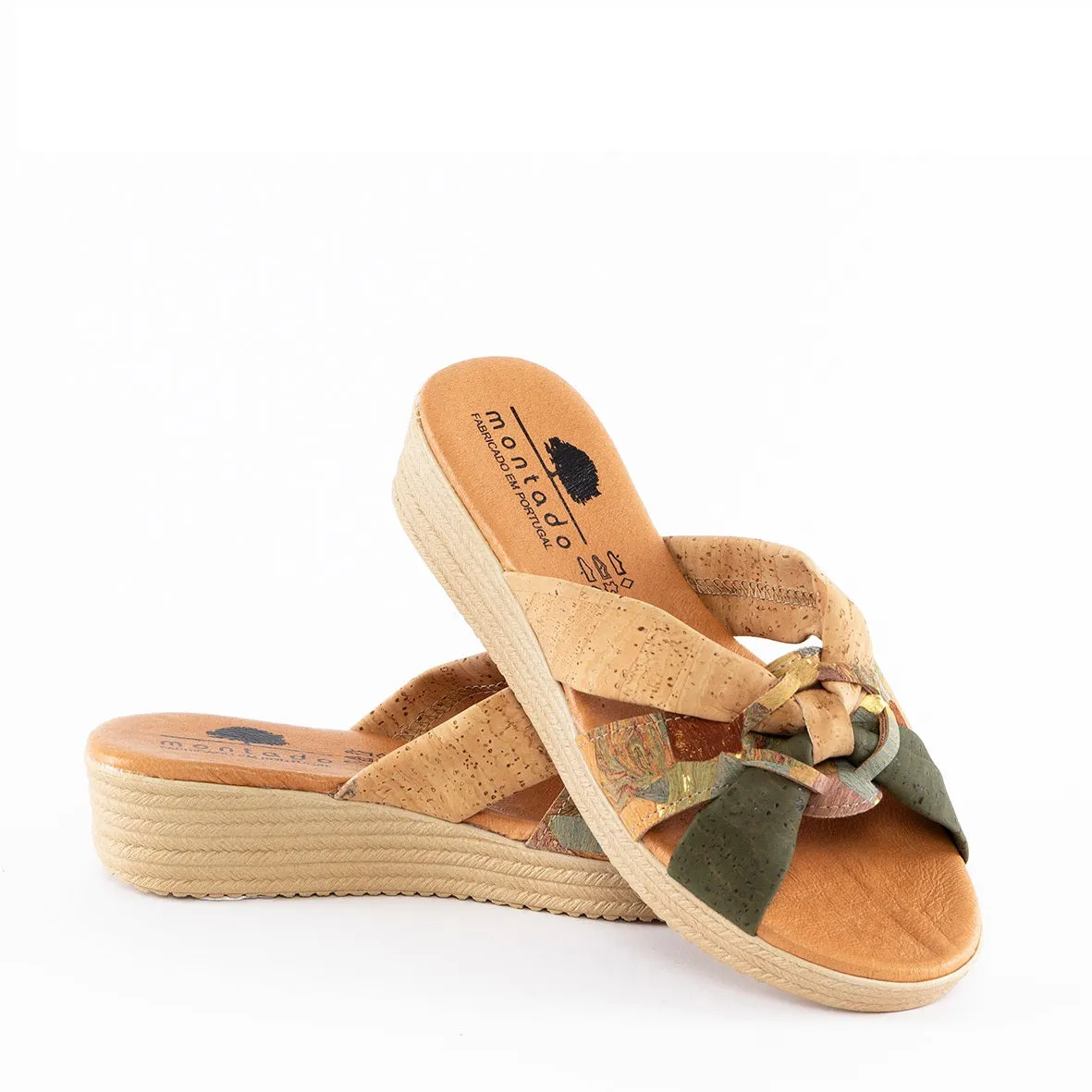 Cork Sandals Bow - High Heel | Cork Shoes | Made in Portugal | Summer