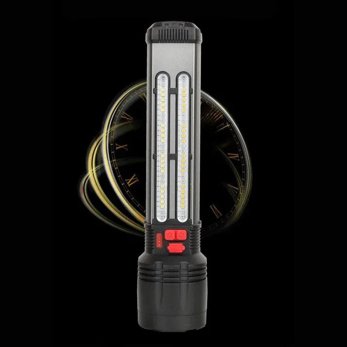 Crony W5121A Solar Energy Flashlight for Home Type-C Rechargeable Strong Light P50 Super Bright Flashlight Super Battery Life