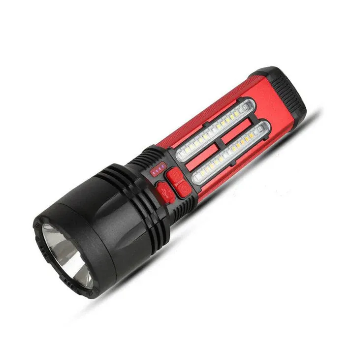 Crony W5121A Solar Energy Flashlight for Home Type-C Rechargeable Strong Light P50 Super Bright Flashlight Super Battery Life