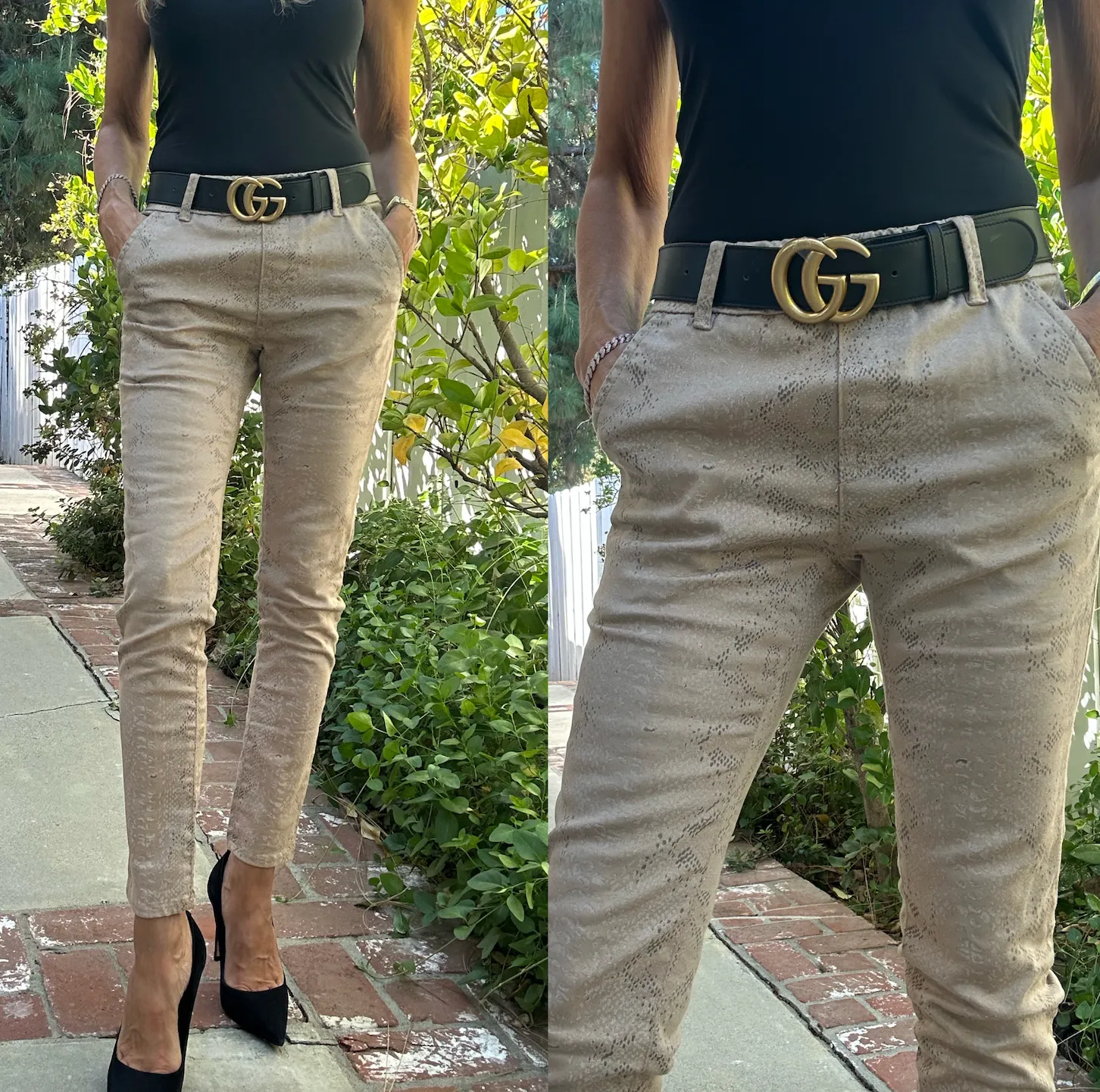 Dafna Beige Python