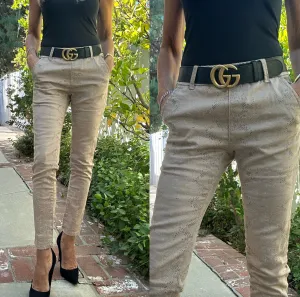 Dafna Beige Python