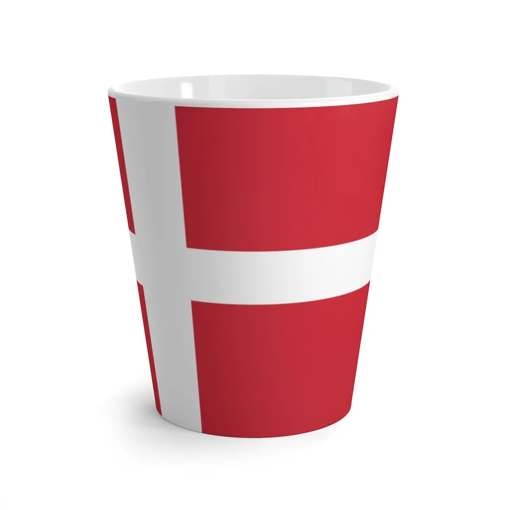 Danish Flag Latte Mug