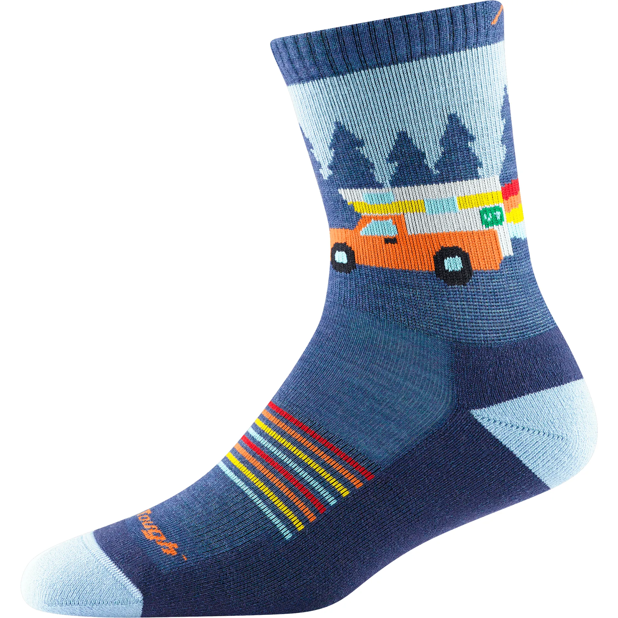 Darn Tough Kids Van Wild Micro Crew Lightweight Hiking Socks