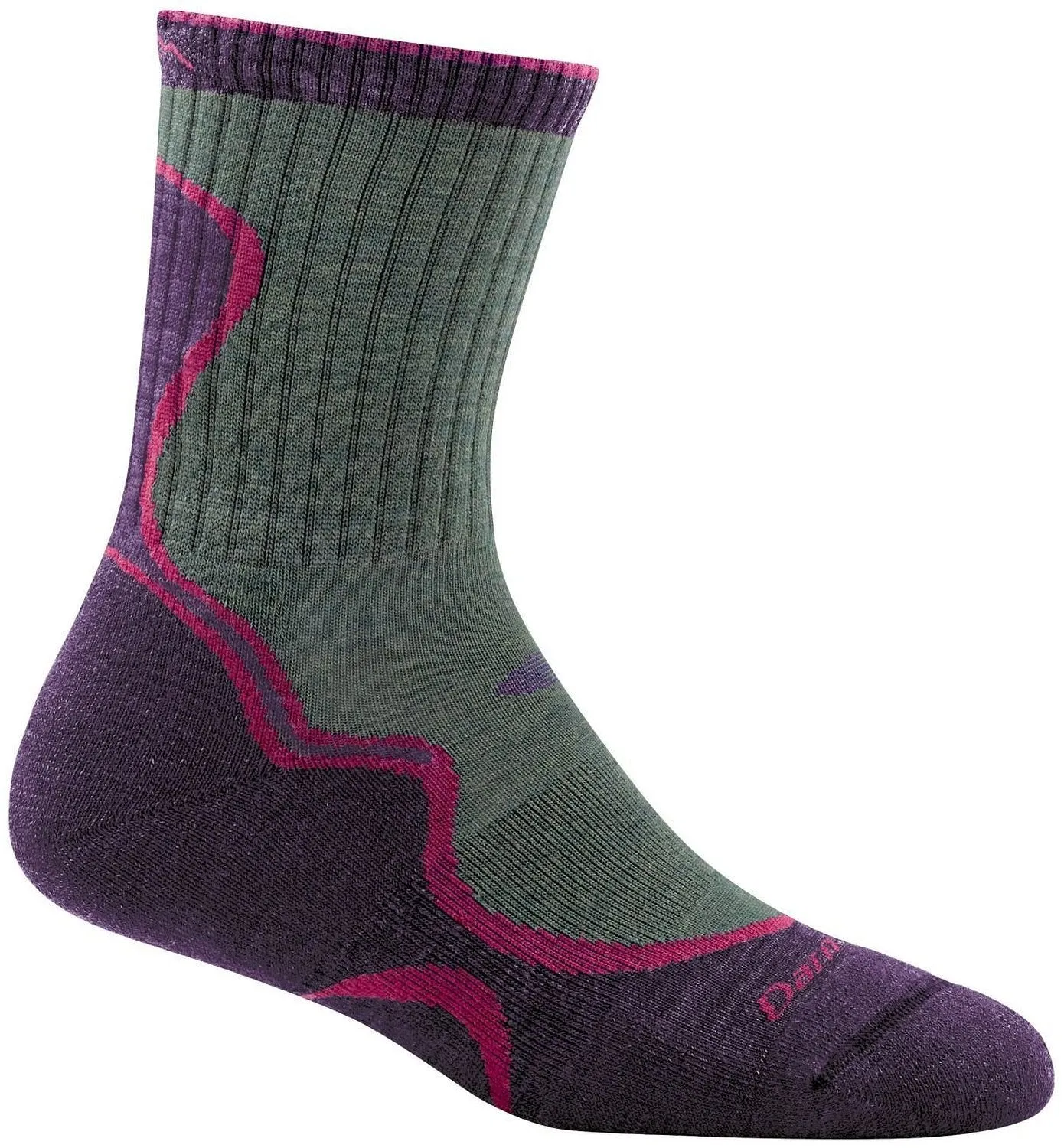 Darn Tough Womens 1932 Merino Wool 3/4 Crew Hiking Socks