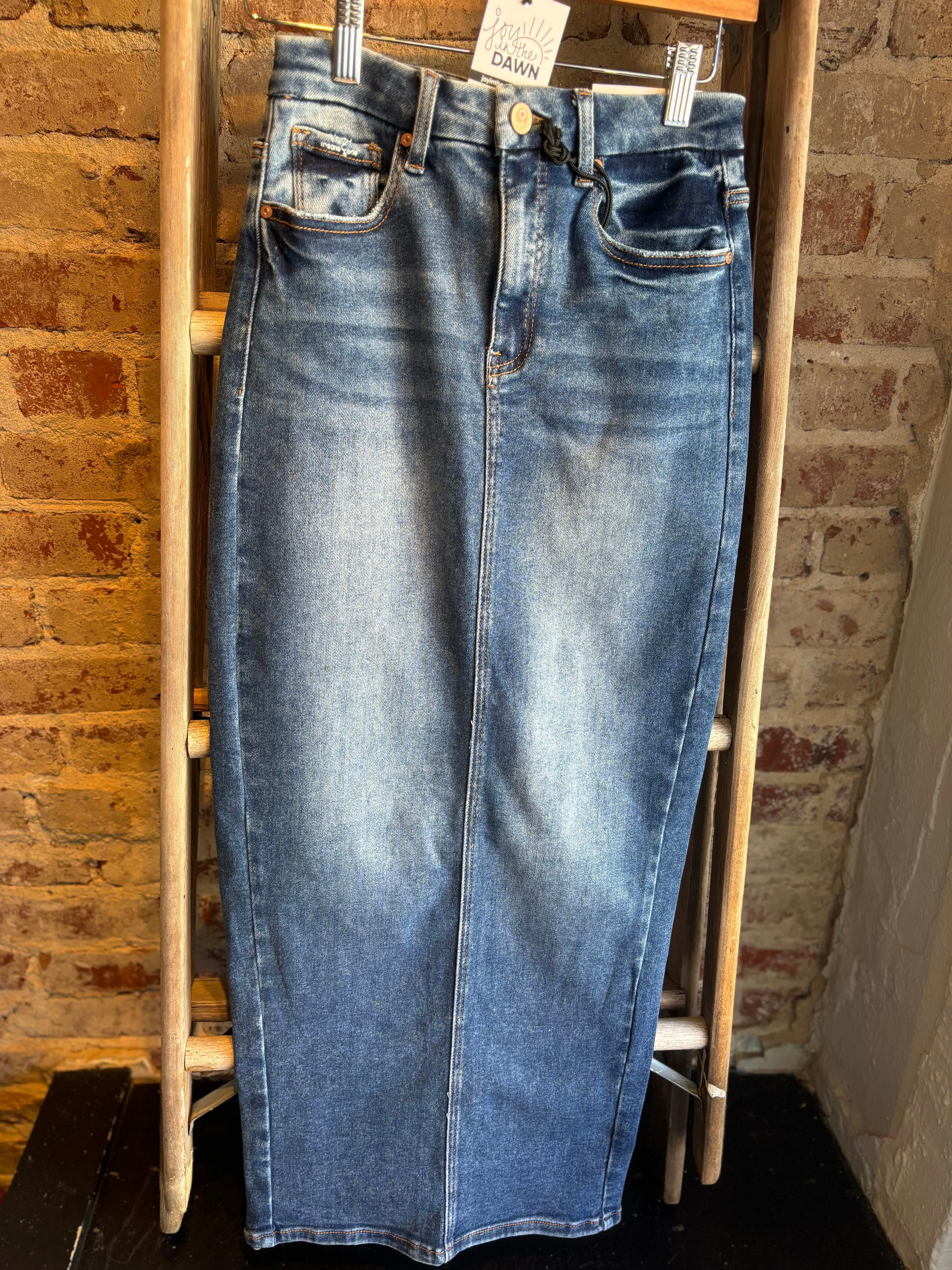 Denim Maxi Skirt