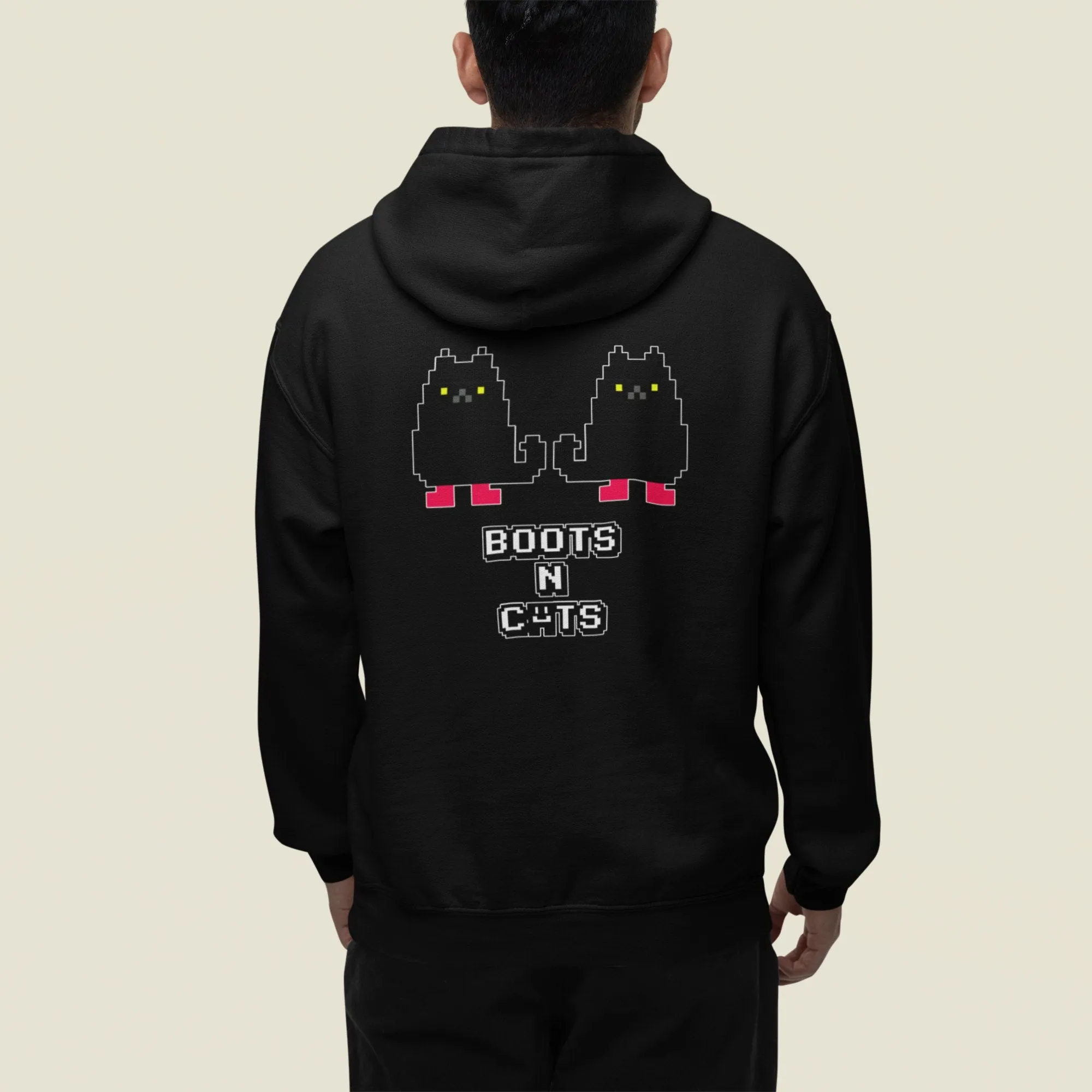 Doca Records Boots and Cats Unisex Zip-up Hoodie
