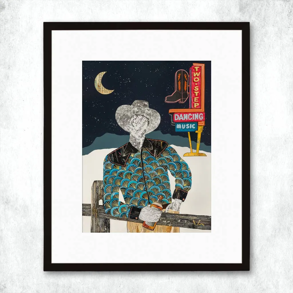 Dolan Geiman - Art Print | Western Cowboy Wall Art | BOURBON   BOOTS: Unframed / 32 x 40