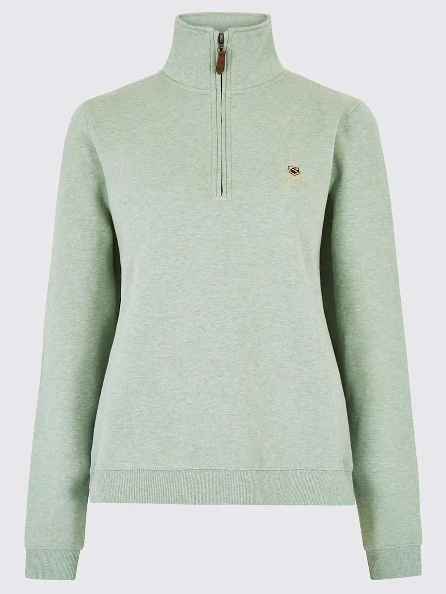 DUBARRY Castlemartyr 1/4 Zip Neck Sweater - Women's - Sage