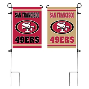 Embossed Suede Flag, GDN Size, San Francisco 49ers,14es3826