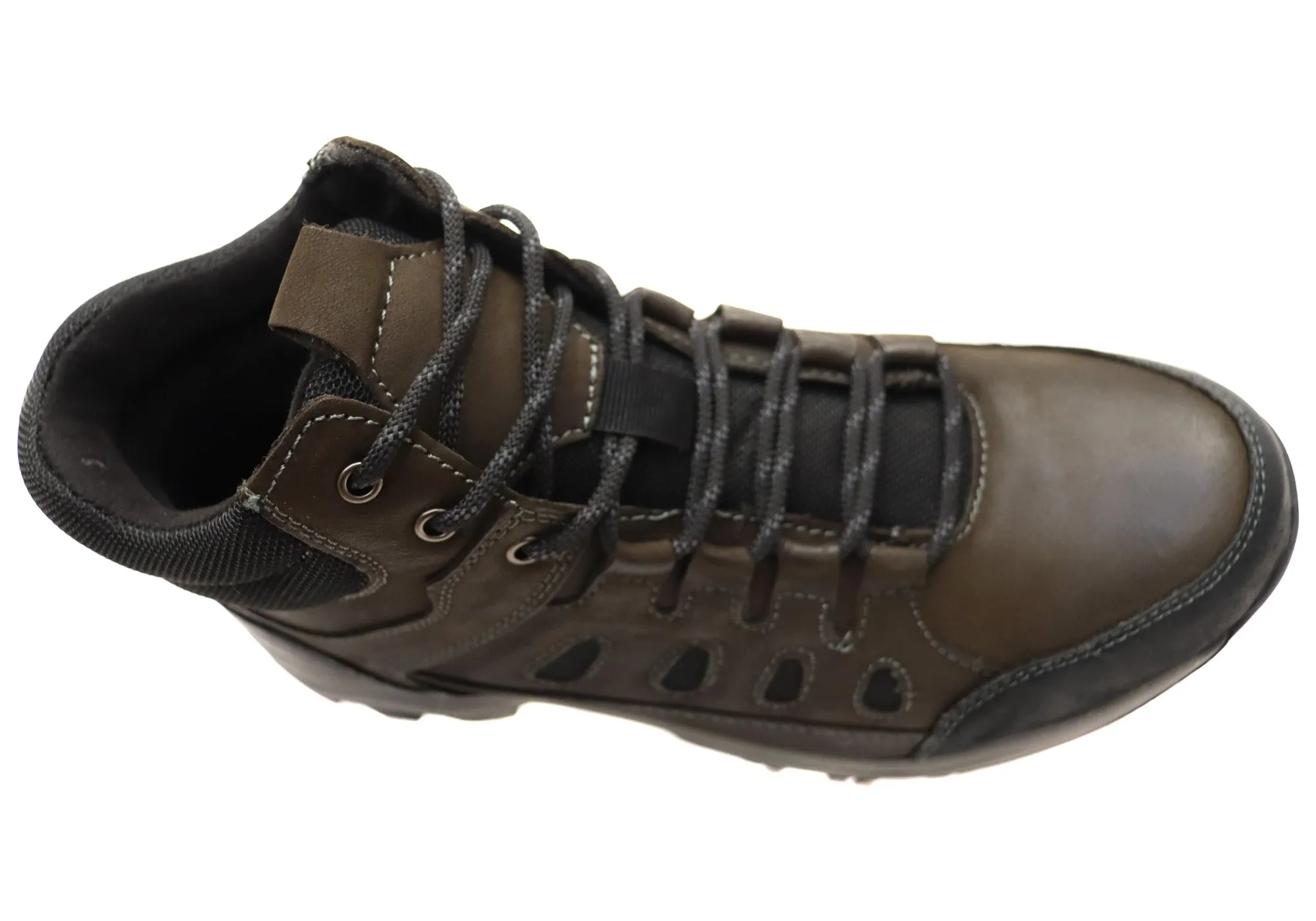 Explorer Capper Mens Comfortable Lace Up Hiking Boots