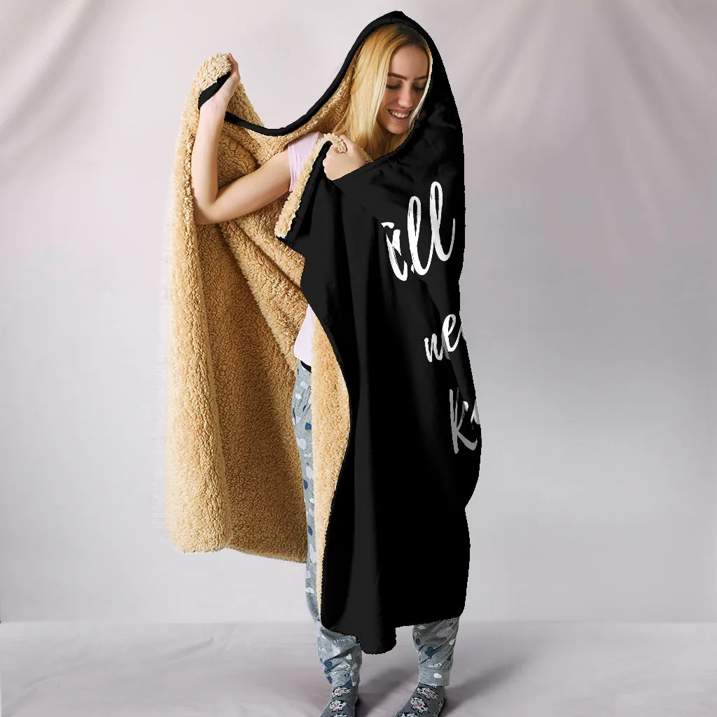 Eyelash Hooded Blanket