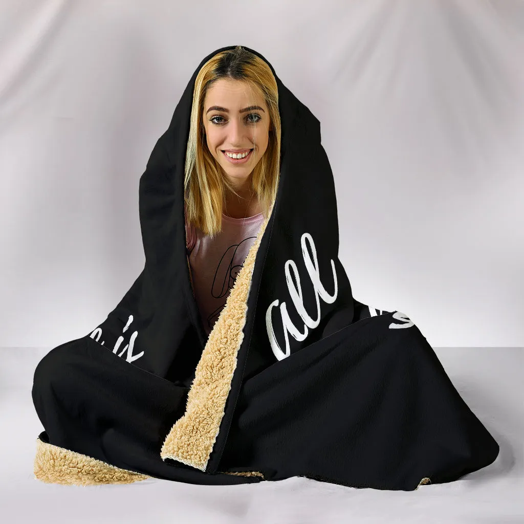 Eyelash Hooded Blanket