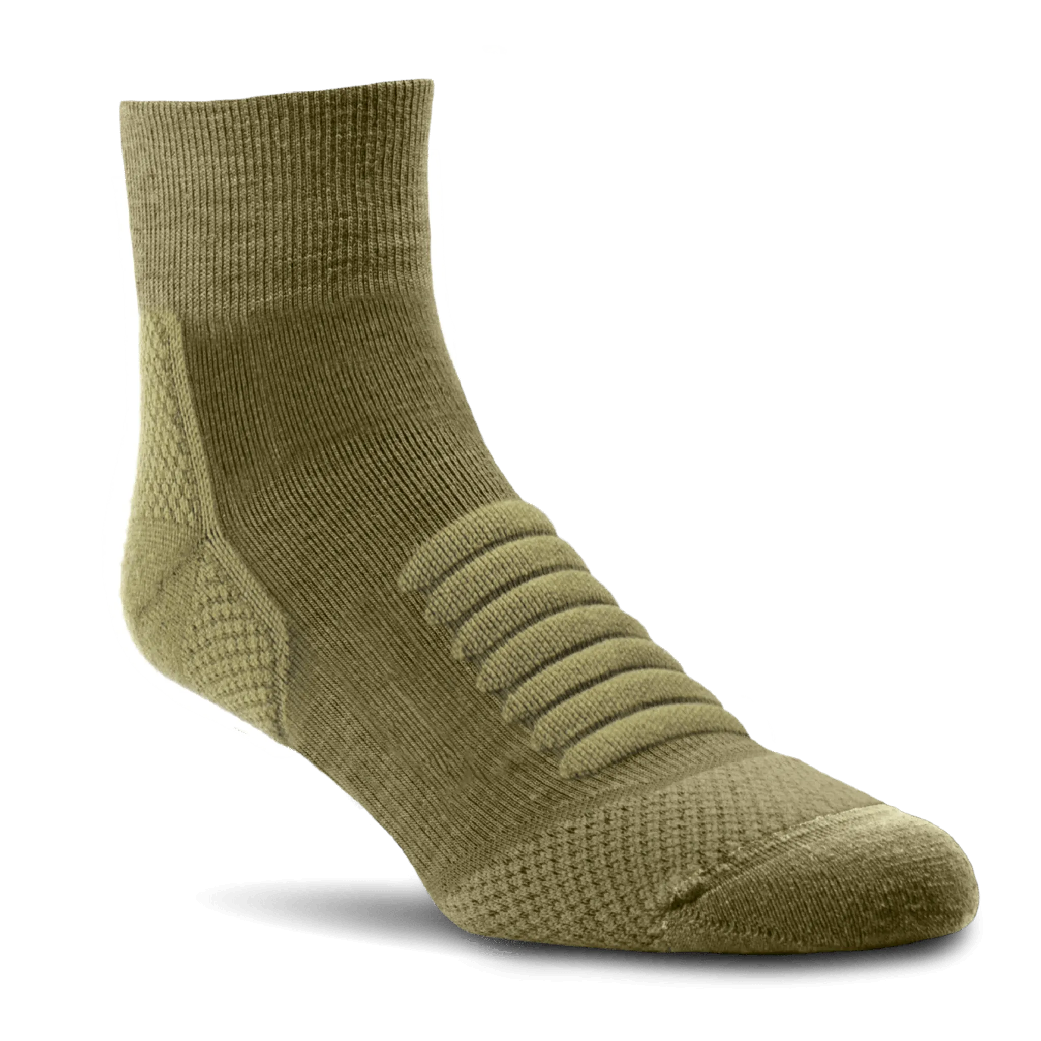 Farm to Feet Fayetteville Light Targeted Cushion 1/4 Crew Socks