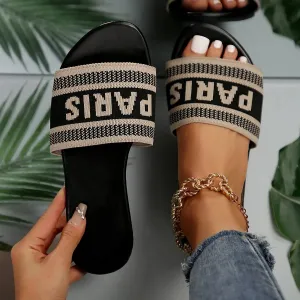 Fashionable Classic Simplicity Sandals Women'S New 2024 Slippers Cloth Cover