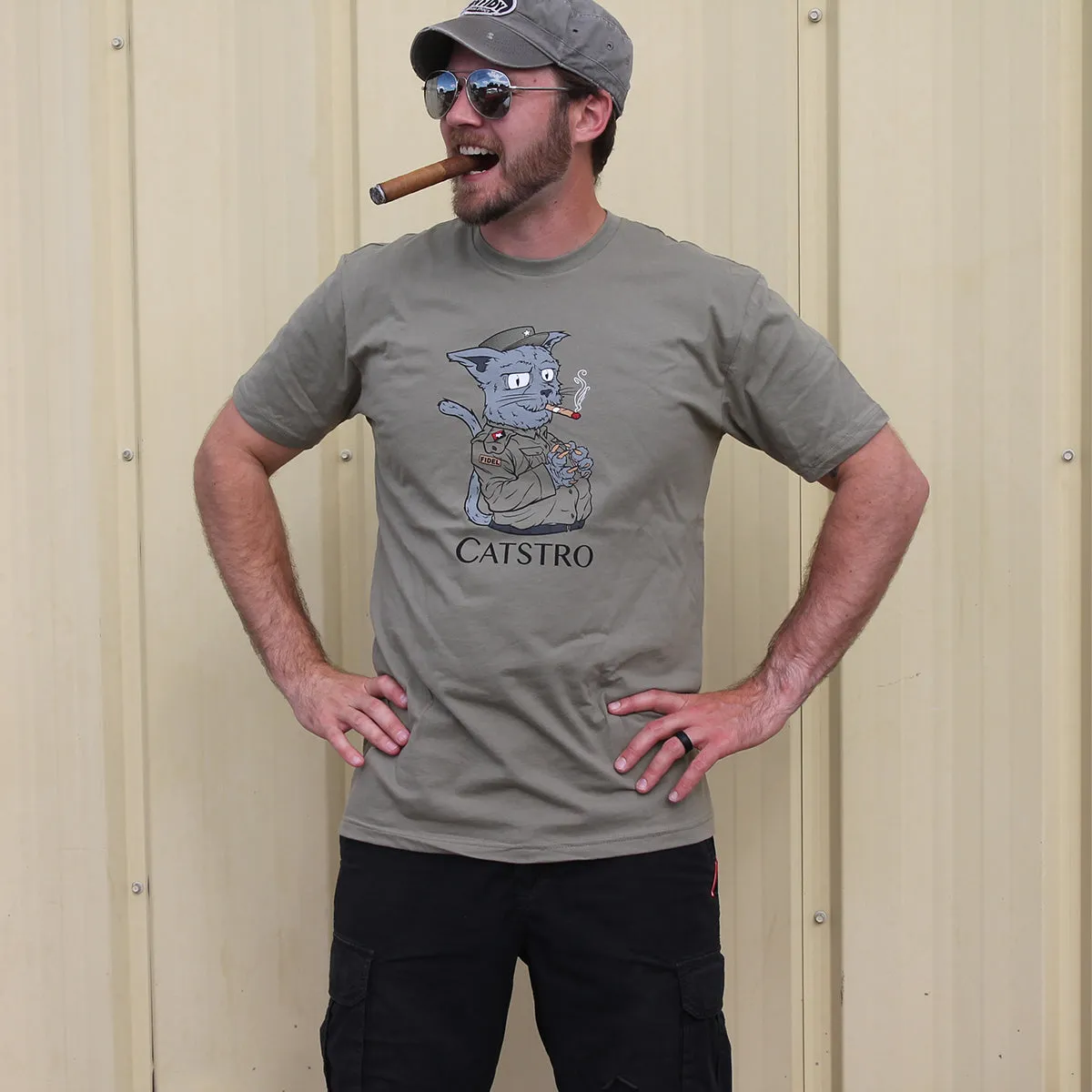 Fidel Catstro Funny Cat People Shirt