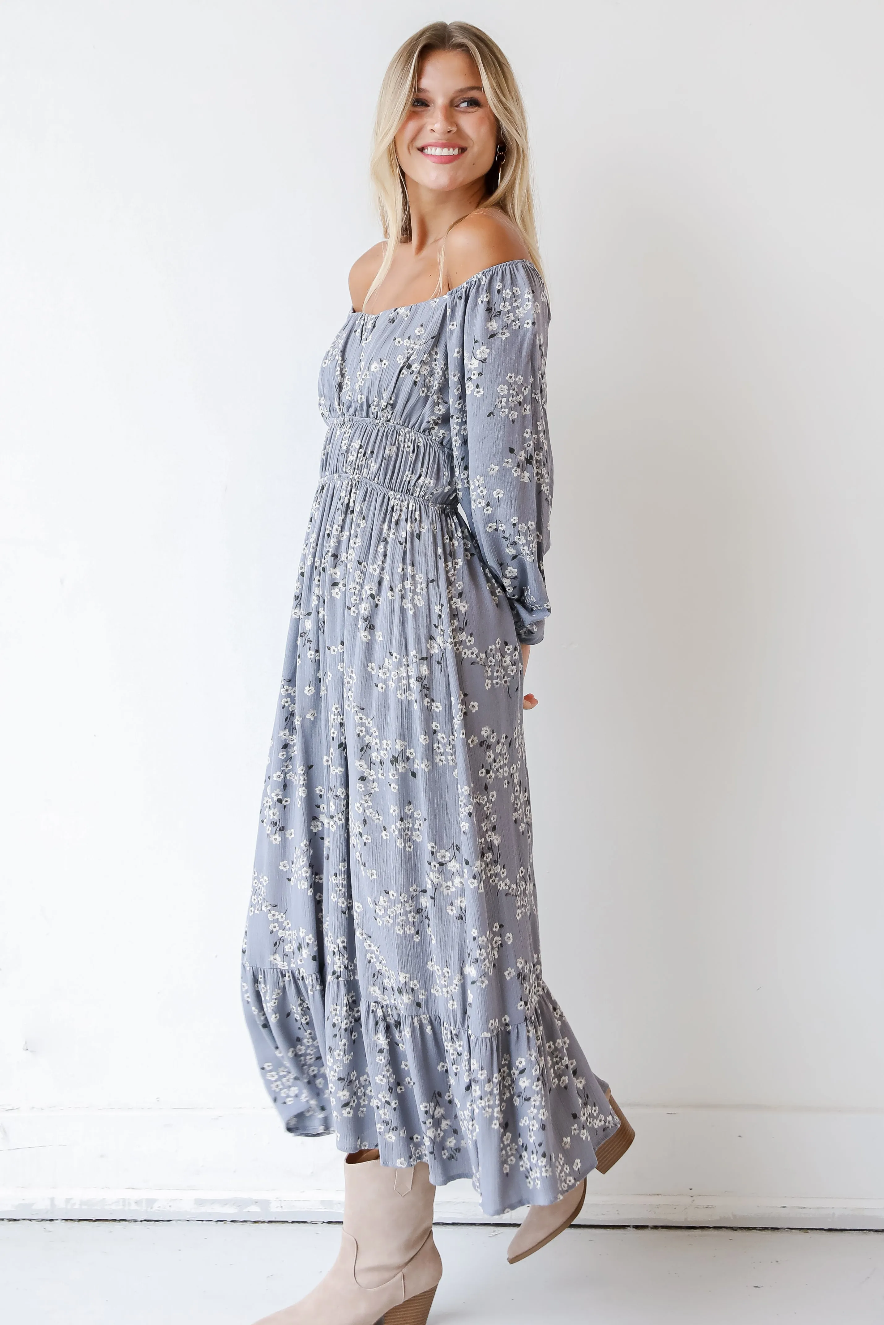 FINAL SALE - Bring Your Best Floral Maxi Dress