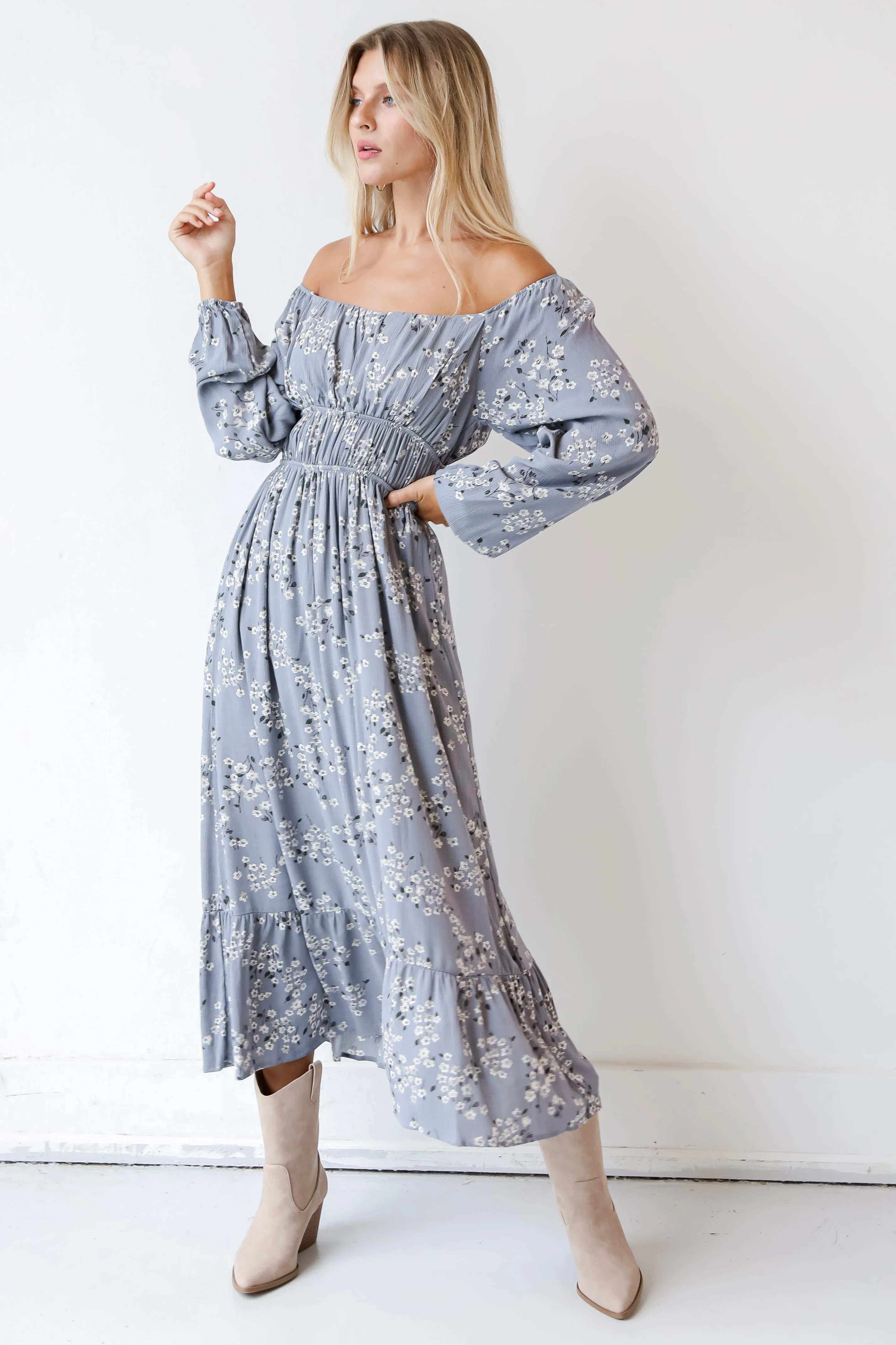 FINAL SALE - Bring Your Best Floral Maxi Dress
