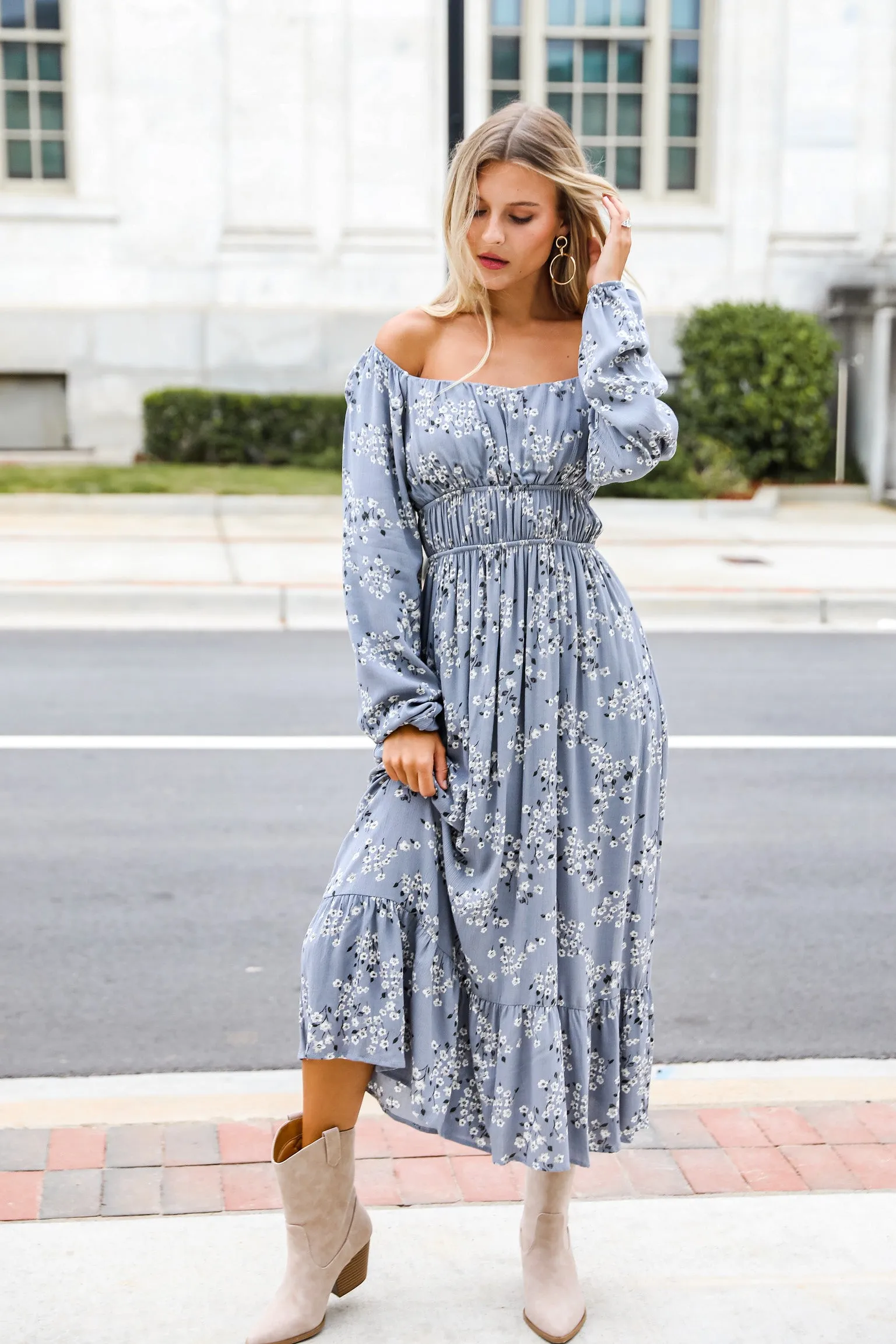 FINAL SALE - Bring Your Best Floral Maxi Dress