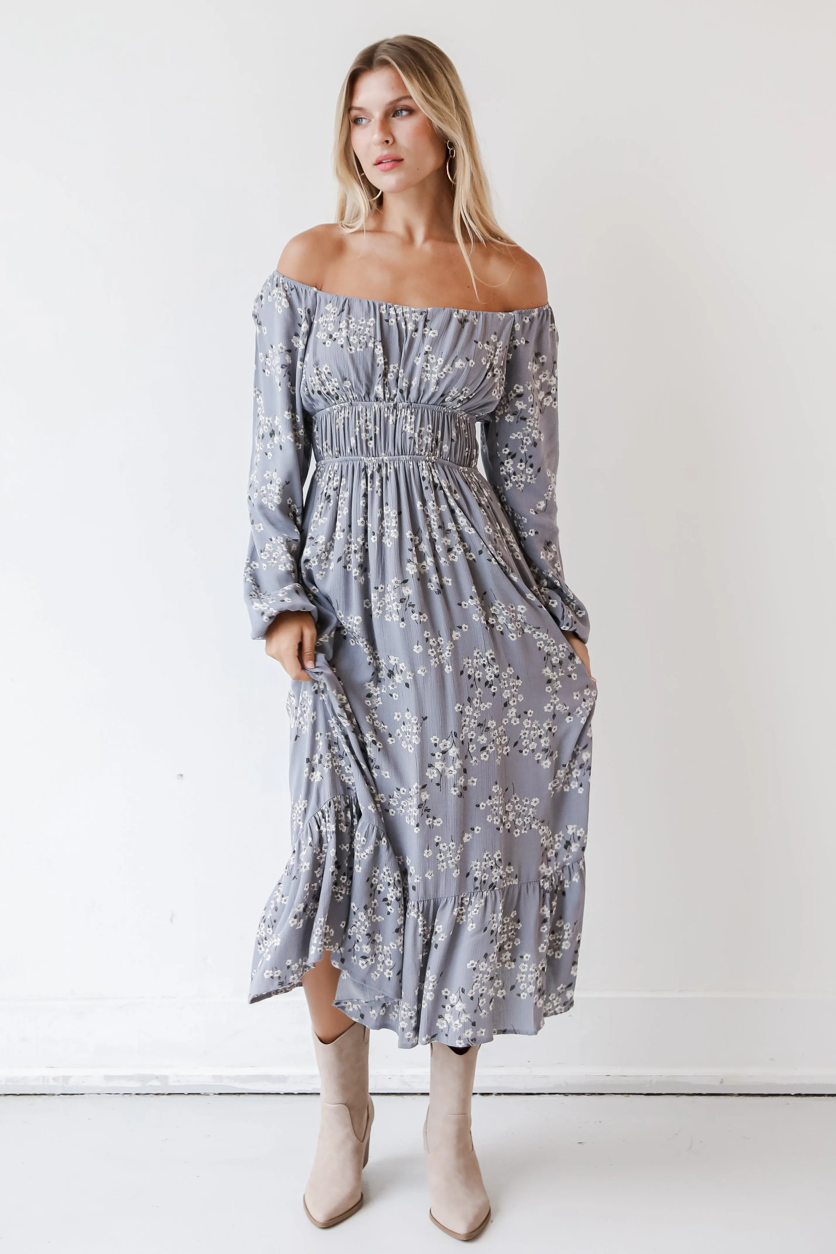 FINAL SALE - Bring Your Best Floral Maxi Dress