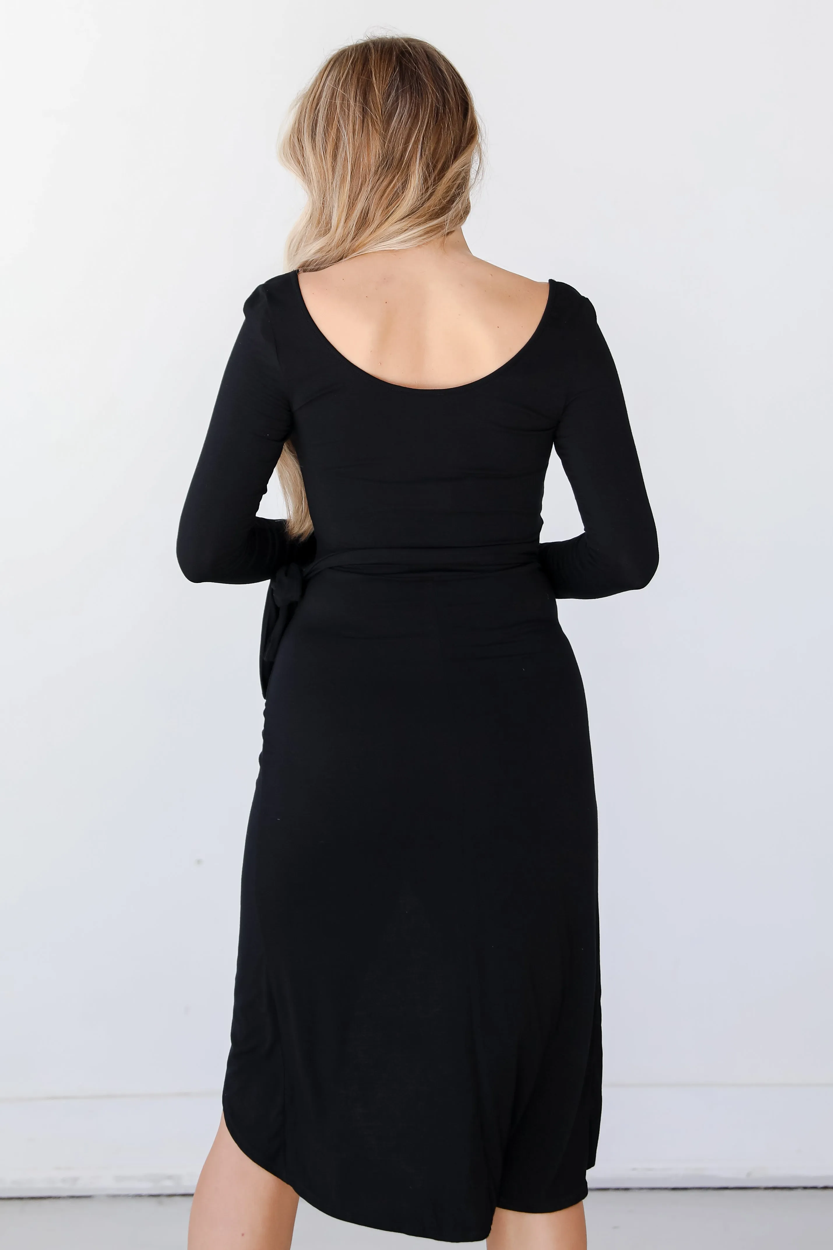 FINAL SALE - Eternal Love Wrap Midi Dress