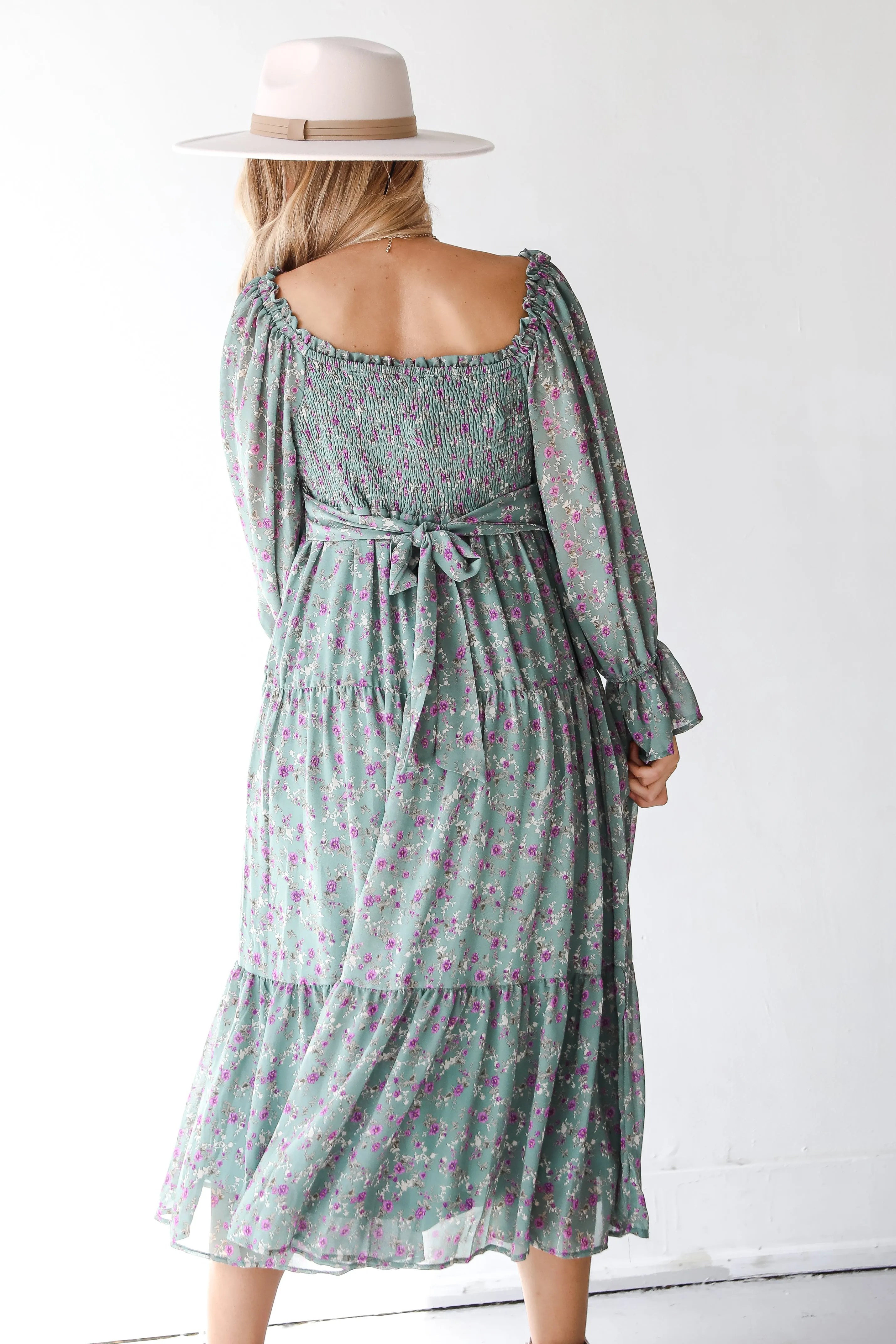 FINAL SALE - In The Meadow Floral Maxi Dress