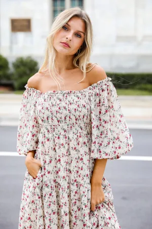 FINAL SALE - In The Meadow Floral Maxi Dress