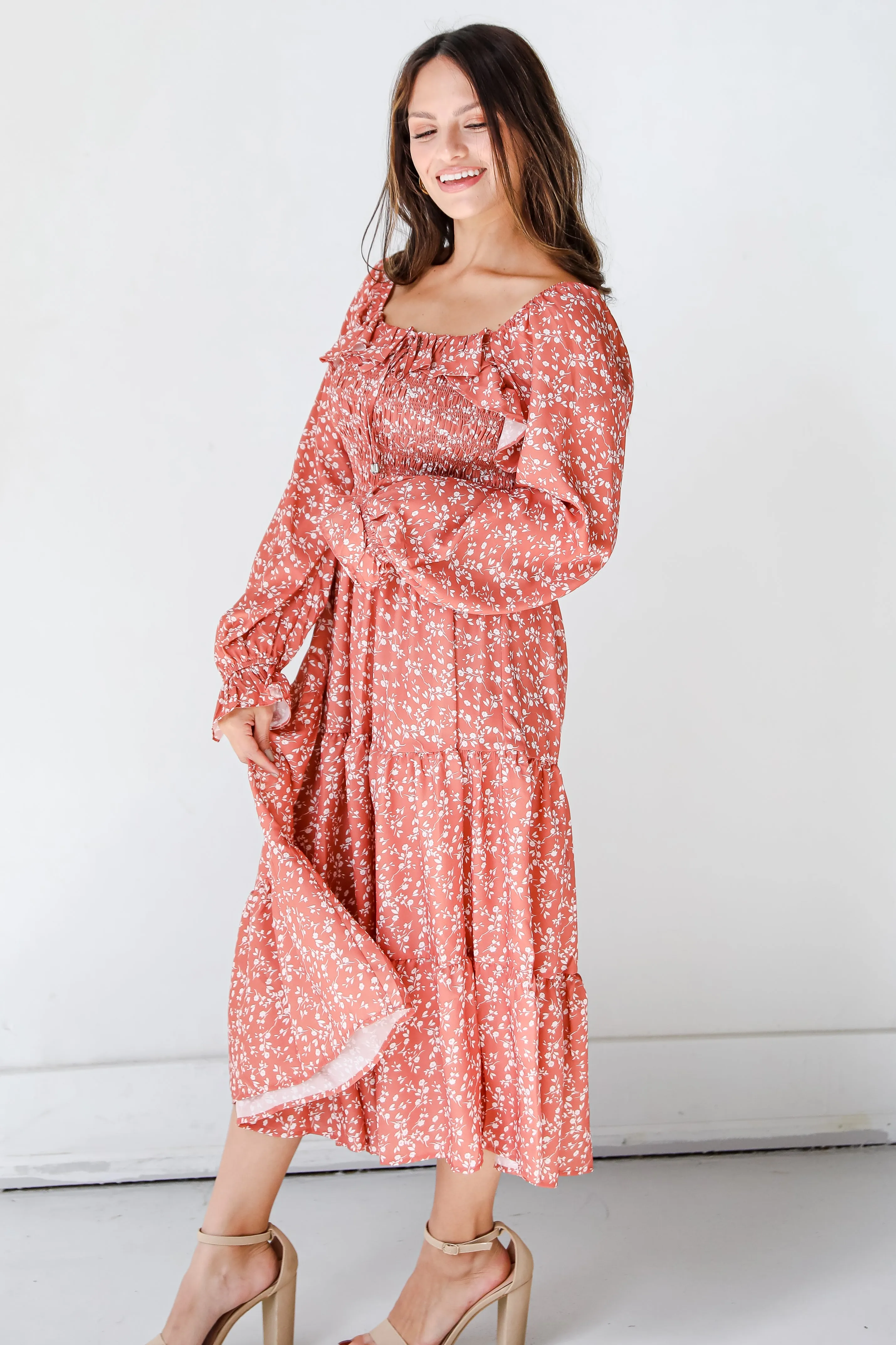 FINAL SALE - Know Your Love Floral Midi Dress