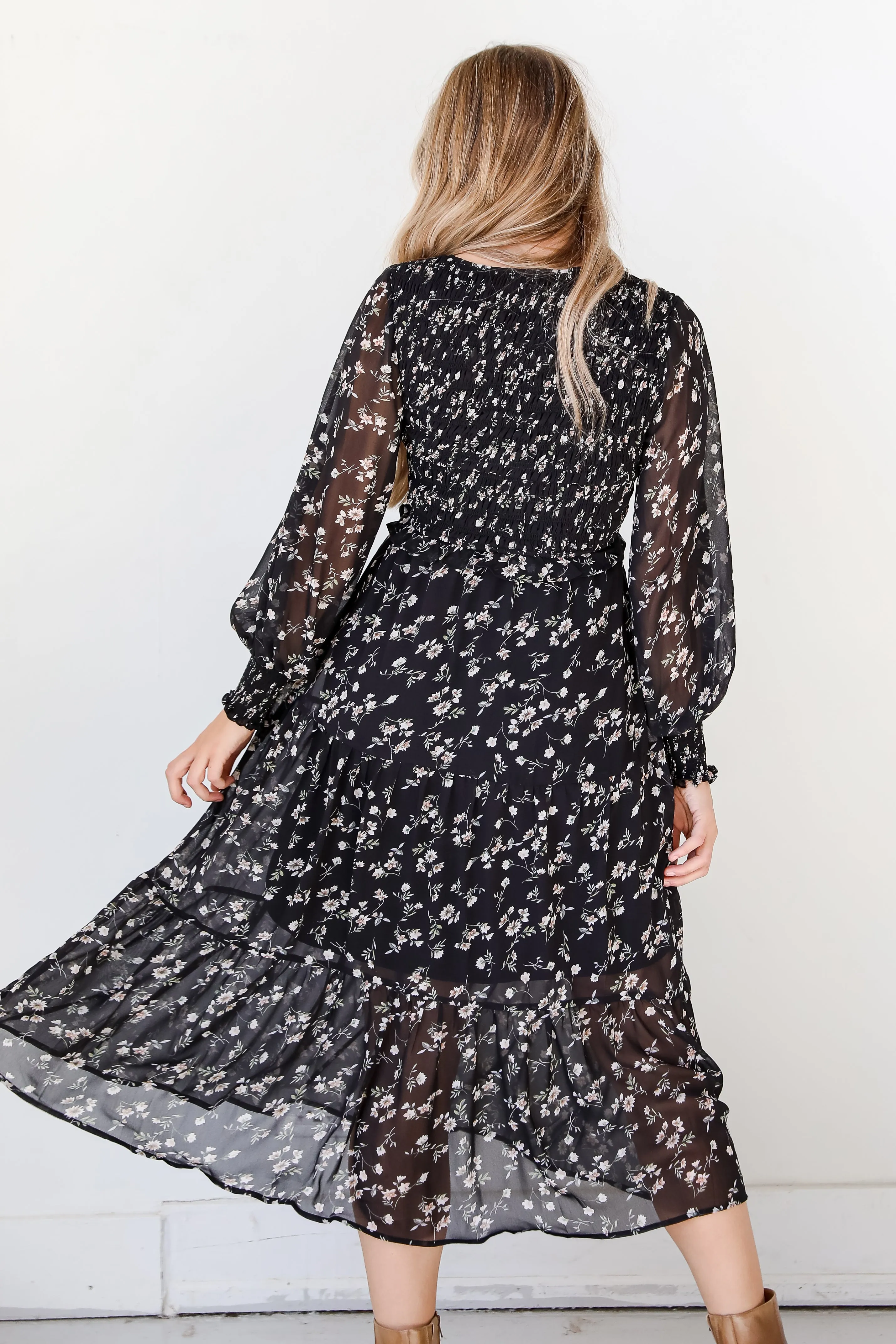 FINAL SALE - Love The Look Floral Midi Dress