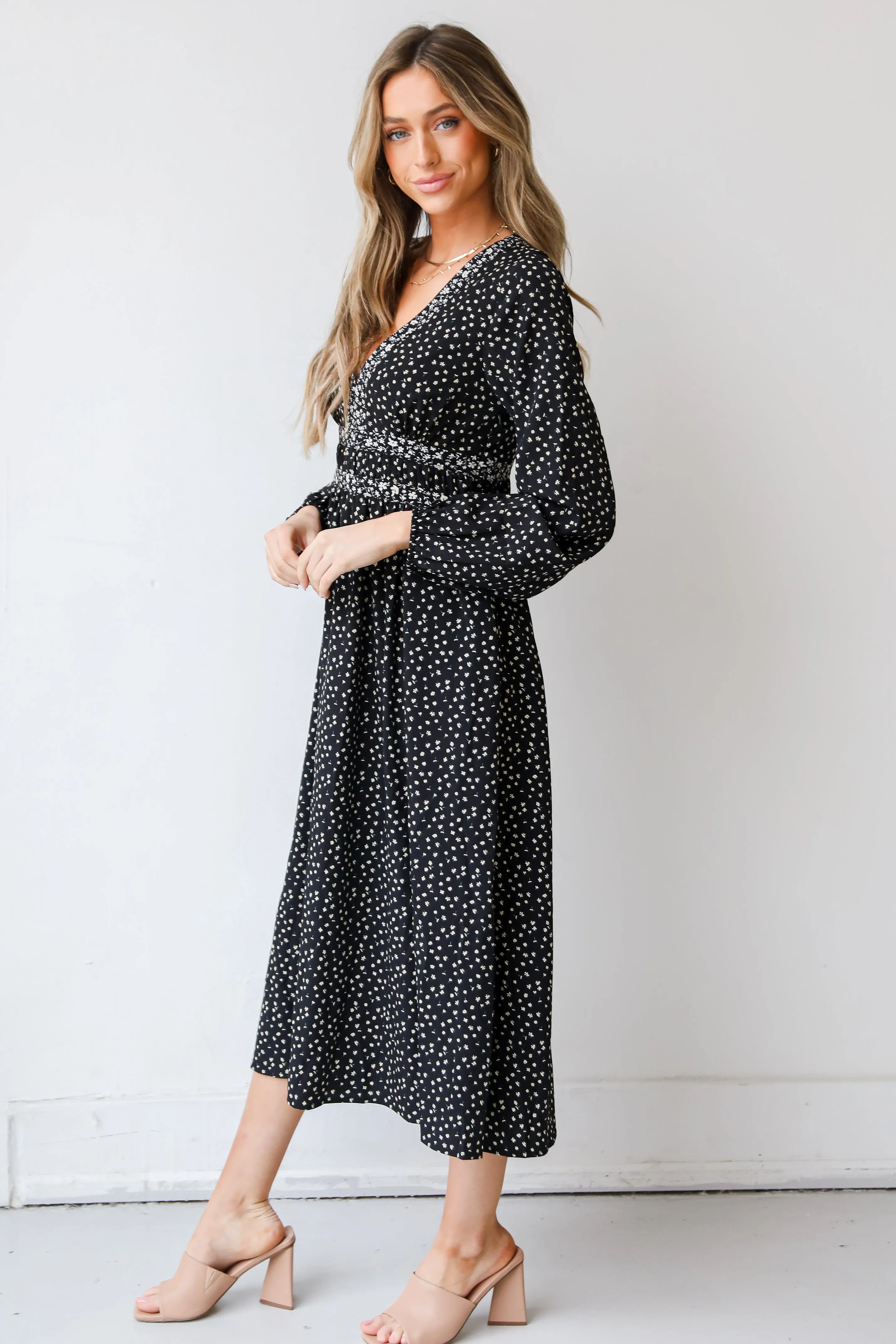 FINAL SALE - No One Sweeter Floral Midi Dress