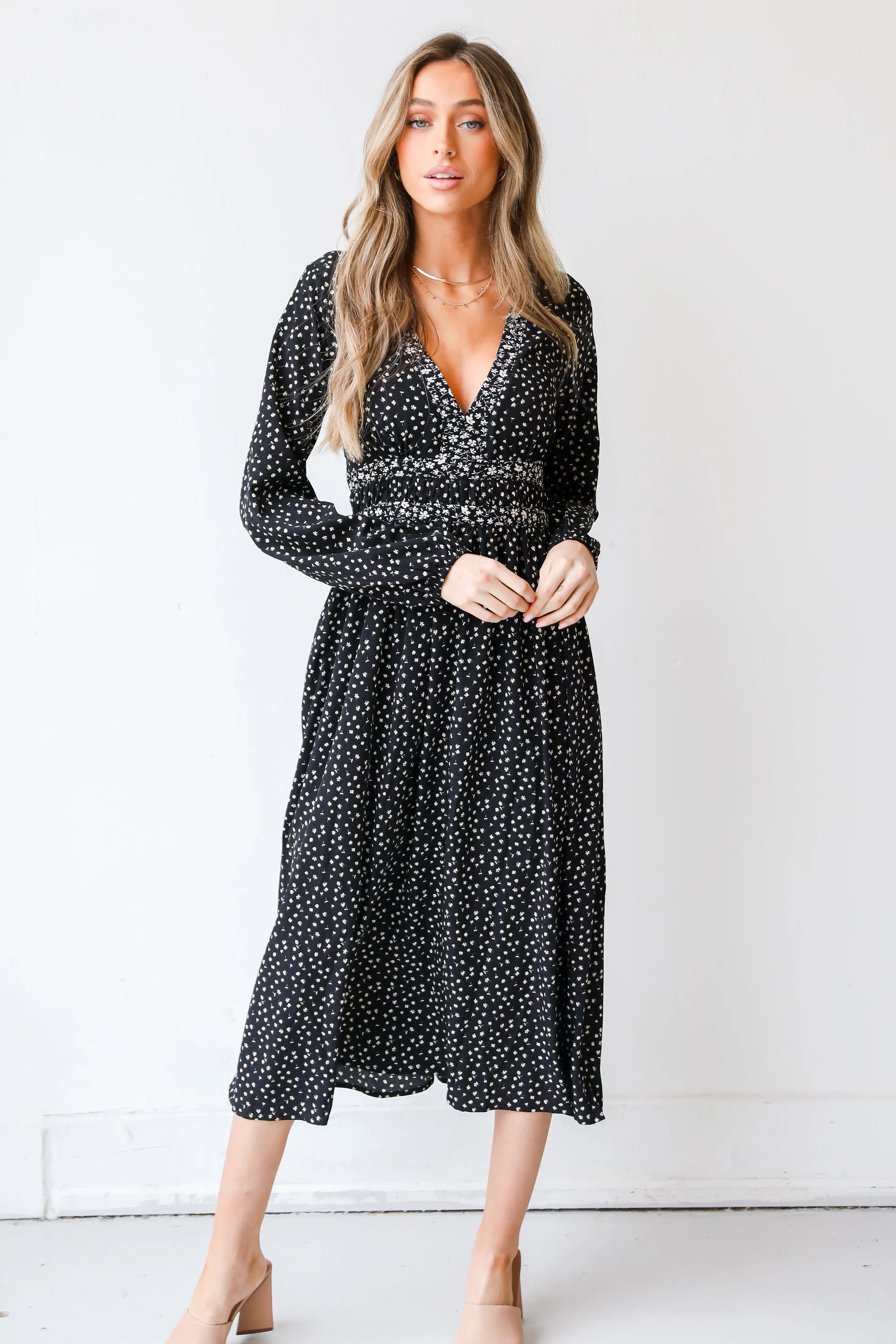 FINAL SALE - No One Sweeter Floral Midi Dress
