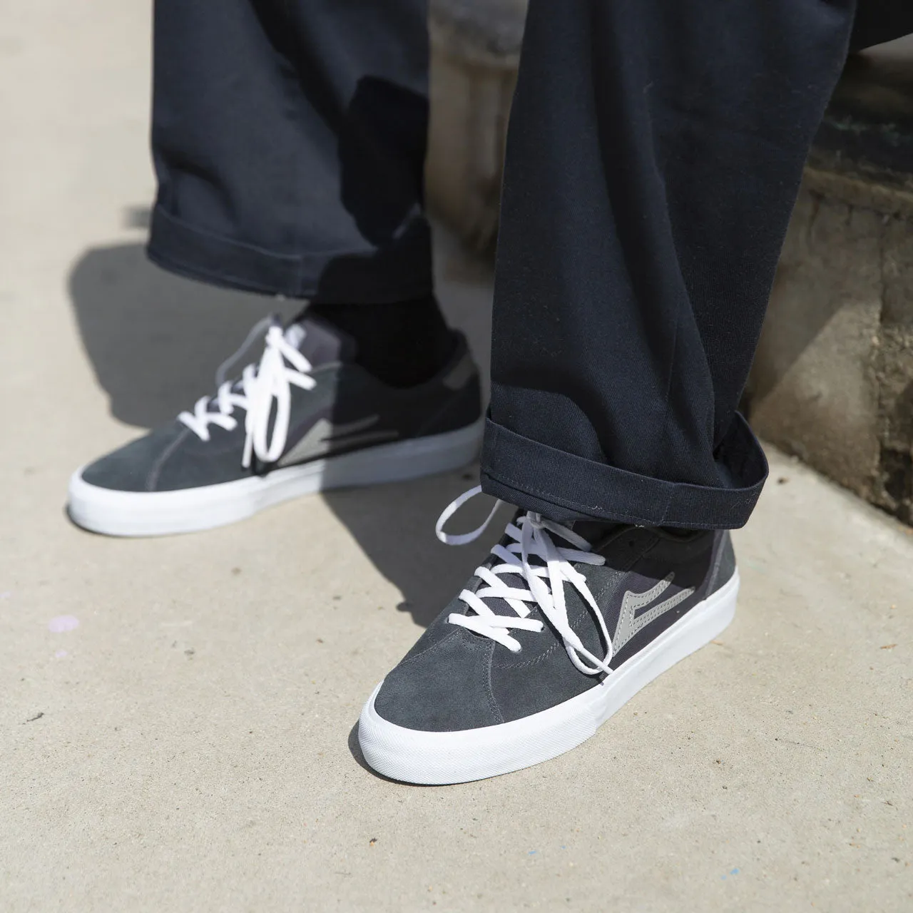 Flaco 2 - Charcoal Suede