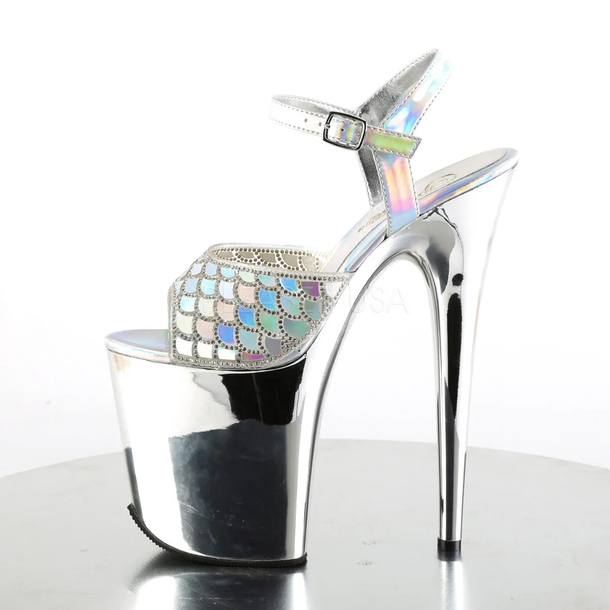 FLAMINGO-809MMRS  Silver Hologram/Silver Chrome