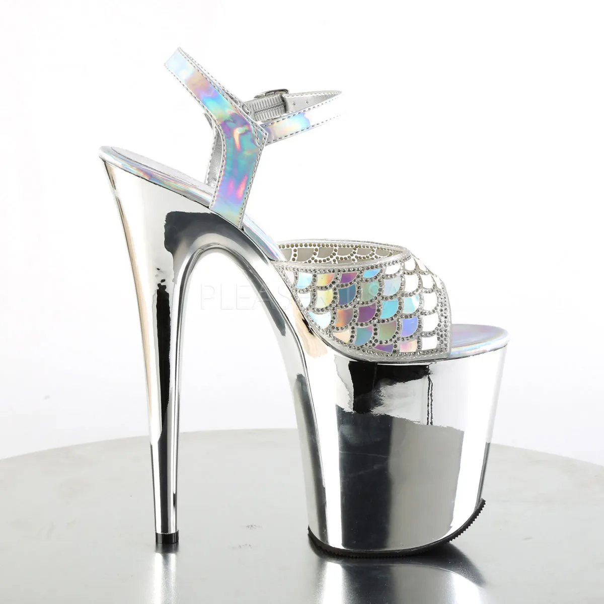 FLAMINGO-809MMRS  Silver Hologram/Silver Chrome