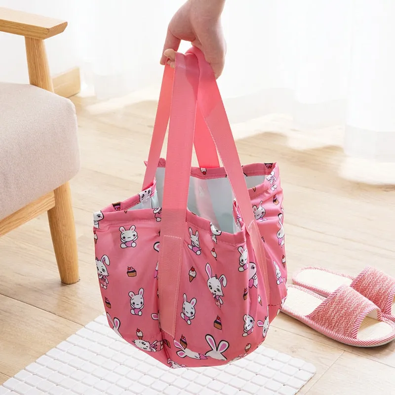Foldable portable water foot bag