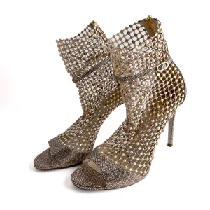 Galaxia 10.5 Leather Sandals 39 Metallic