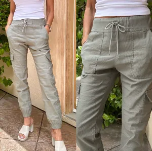 Gaya Cargo Sage Stripe