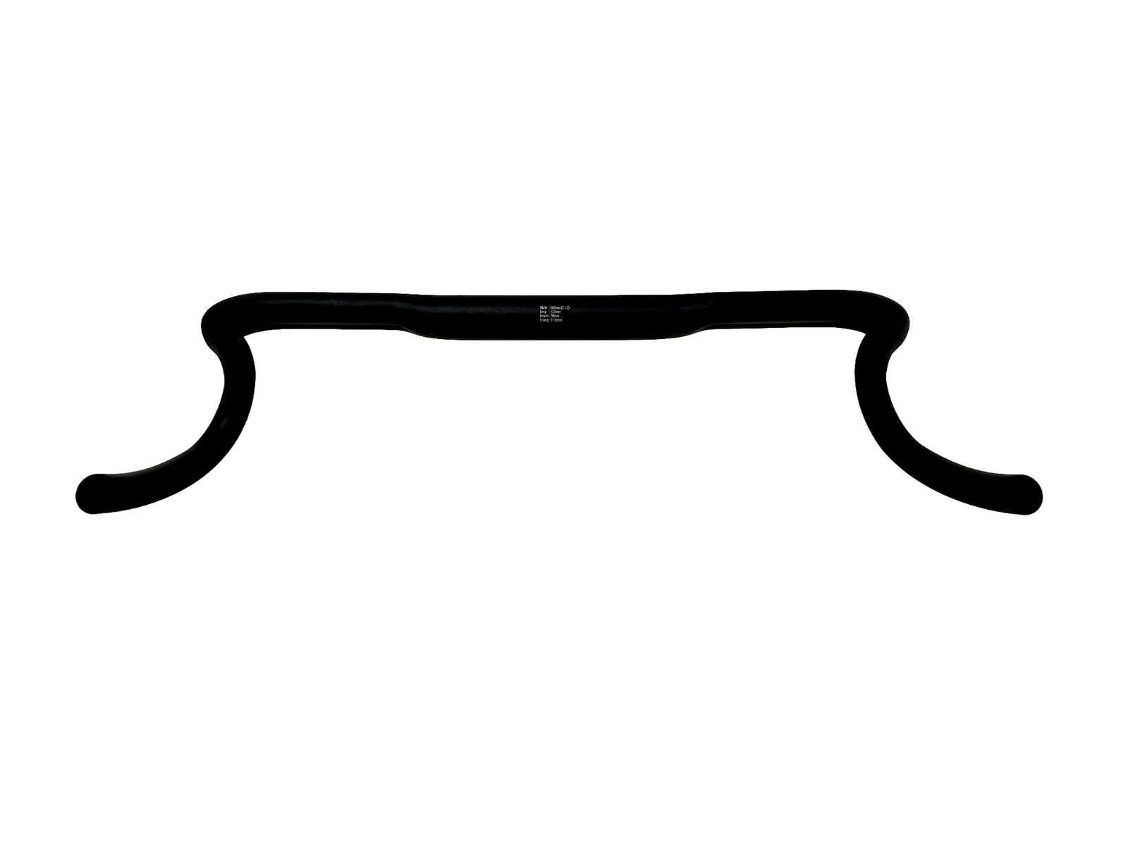 Ghost GND51 XL Gravel Bars - 500mm - 16° Degree Flare - Black